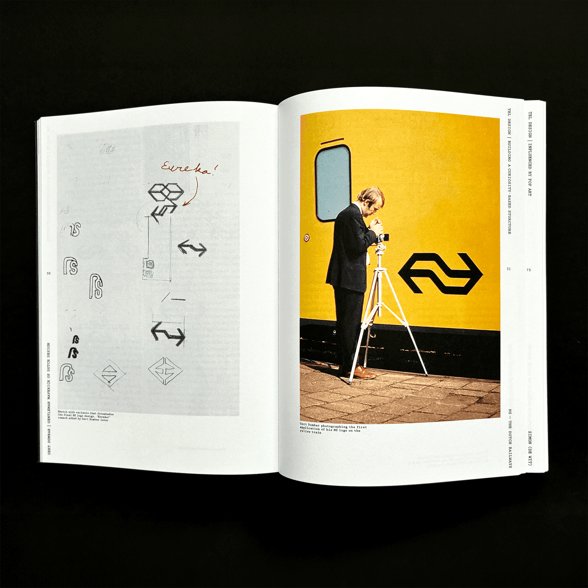 Book: Gert Dumbar, Gentleman Maverick of Dutch Design. Photo: Studio Renate Boere.