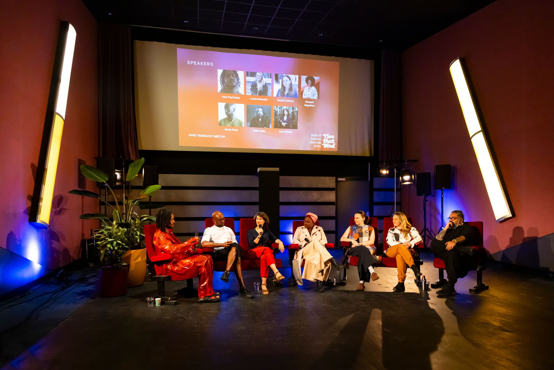 Photo depicting the co-curators of the fashion biennale 2024. Photograph by Eva Broekema.