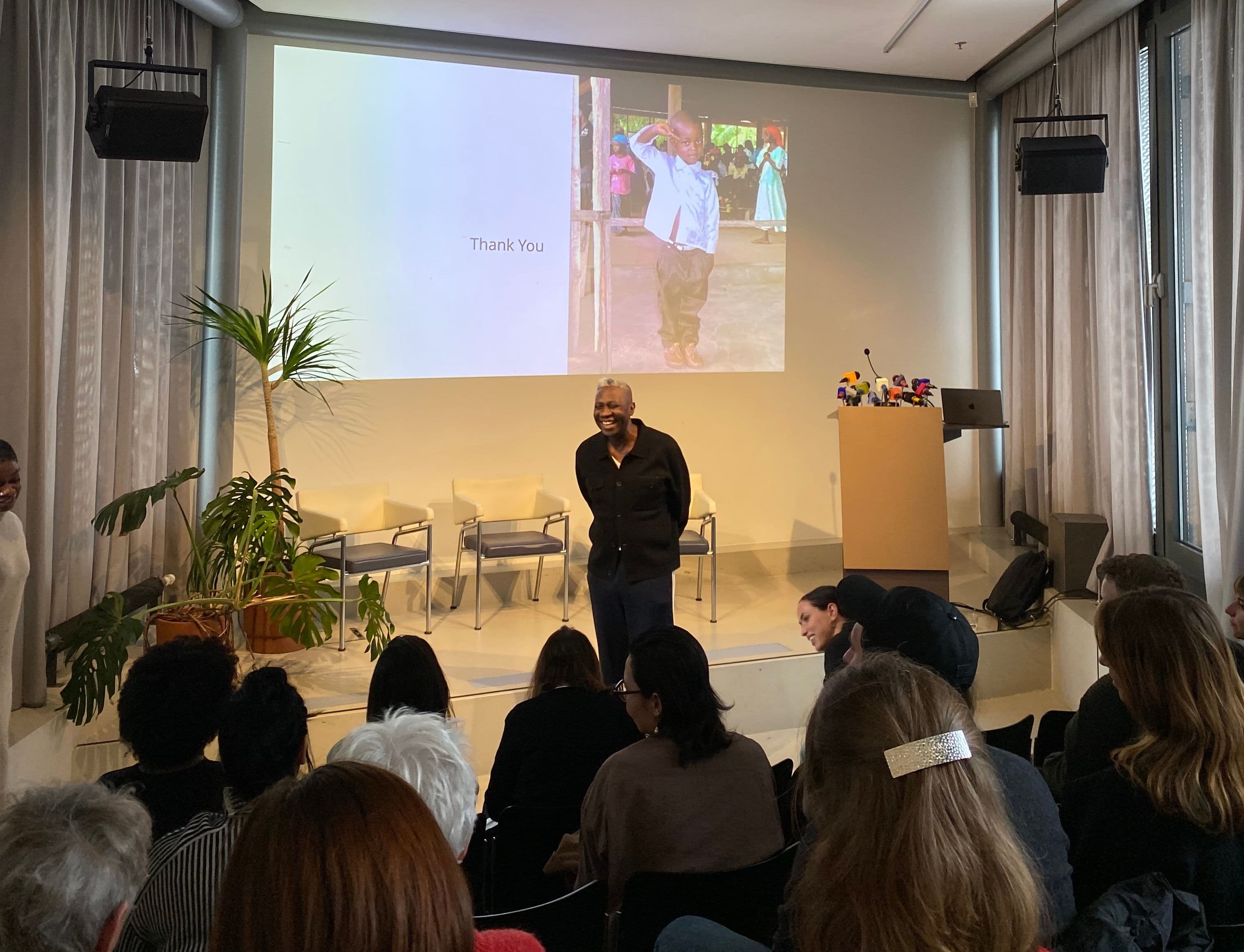 A lecture by Charles O. Job at the Nieuwe Instituut