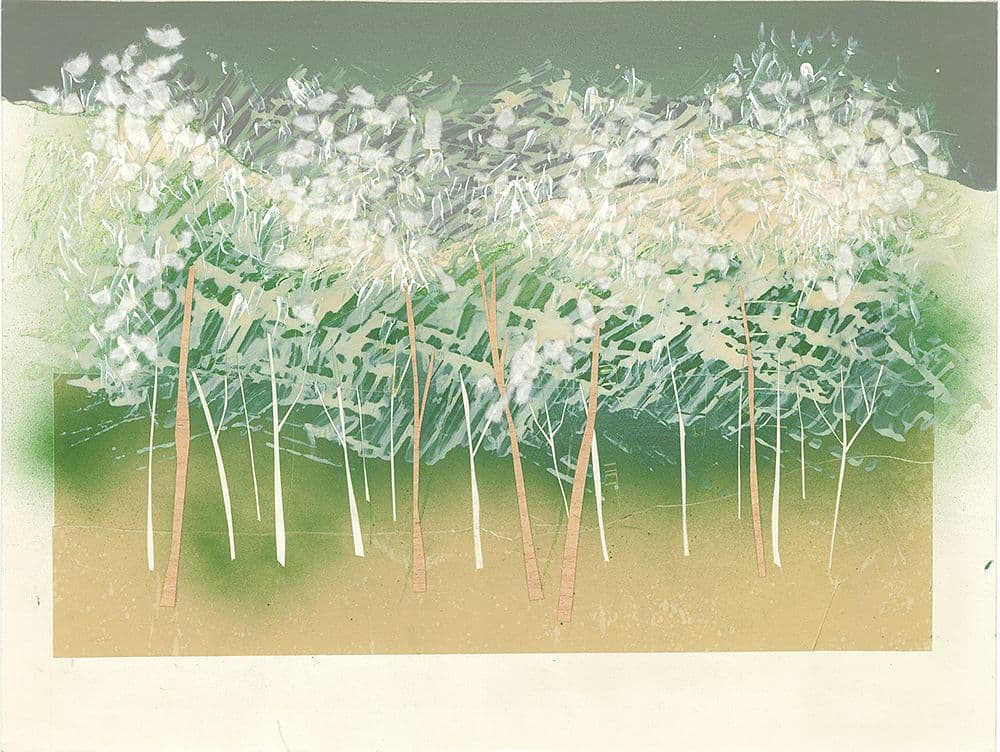  Office for Metropolitan Architecture. Impression of trees, Museumpark, Rotterdam, 1987 