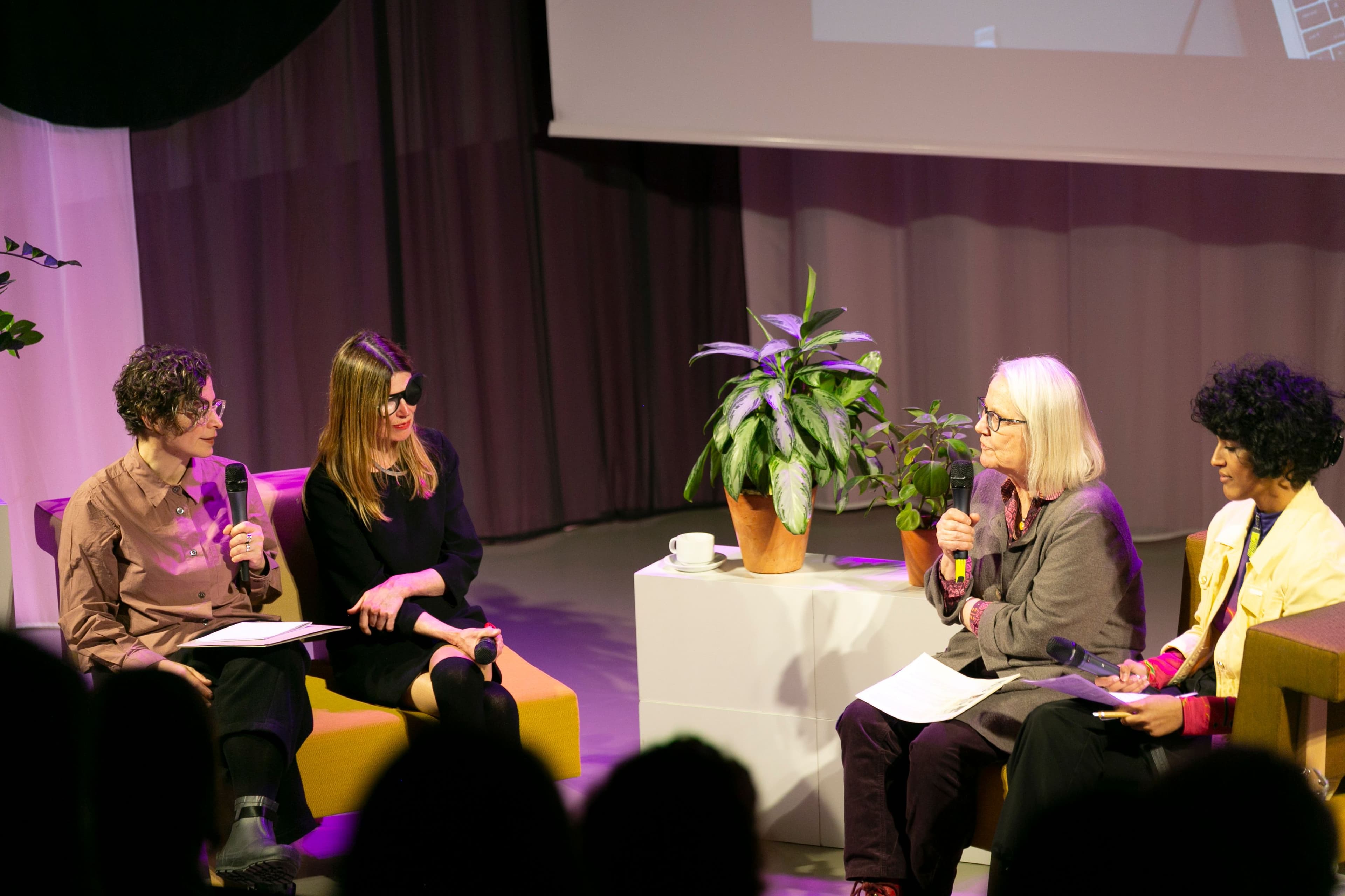 Katherine Clarke and Anne Thorne in a panel conversation