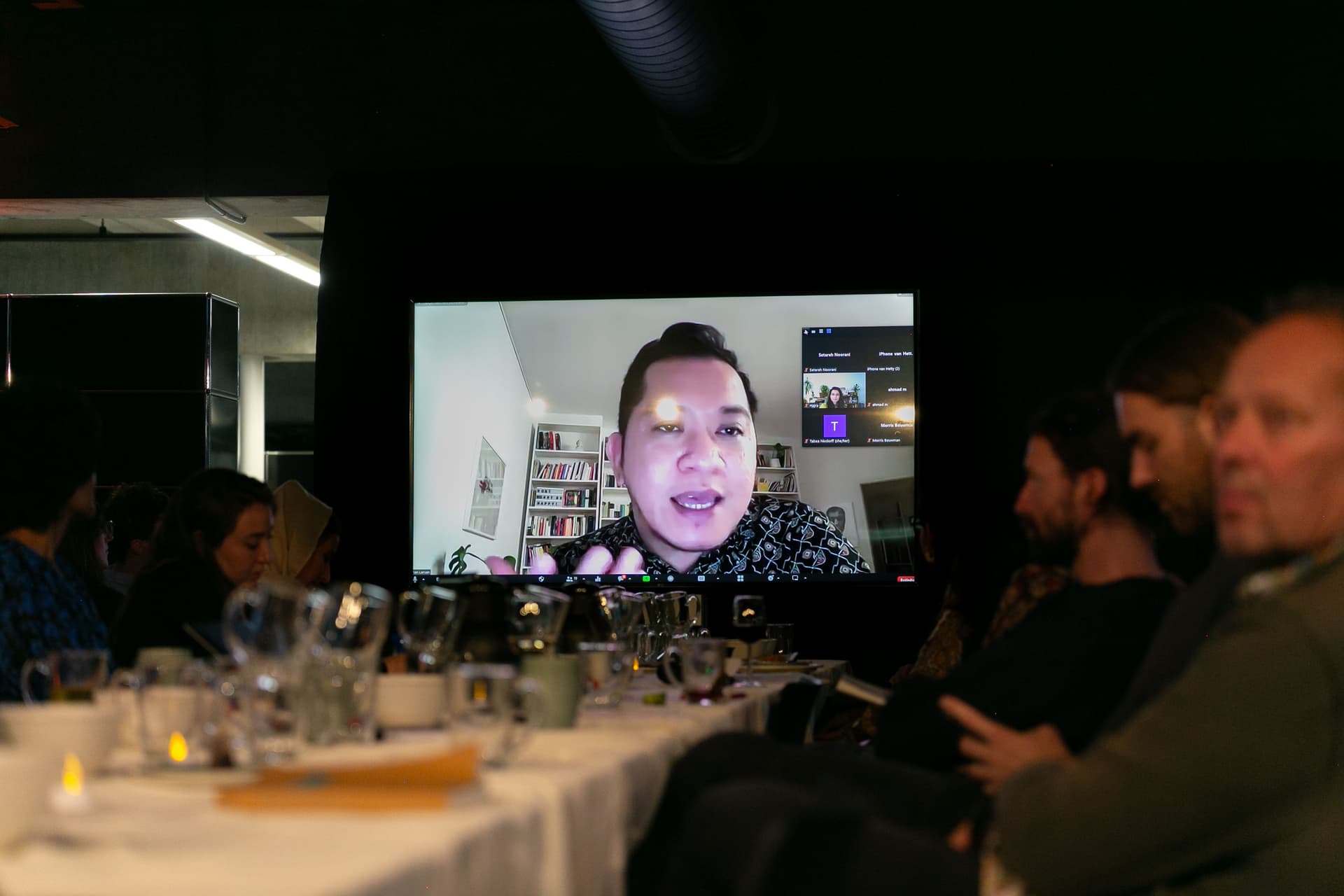 Renan Laru-an at Research Nights: Modernisms along the Indian Ocean, 2023. Photo: Tomas Mutsaers