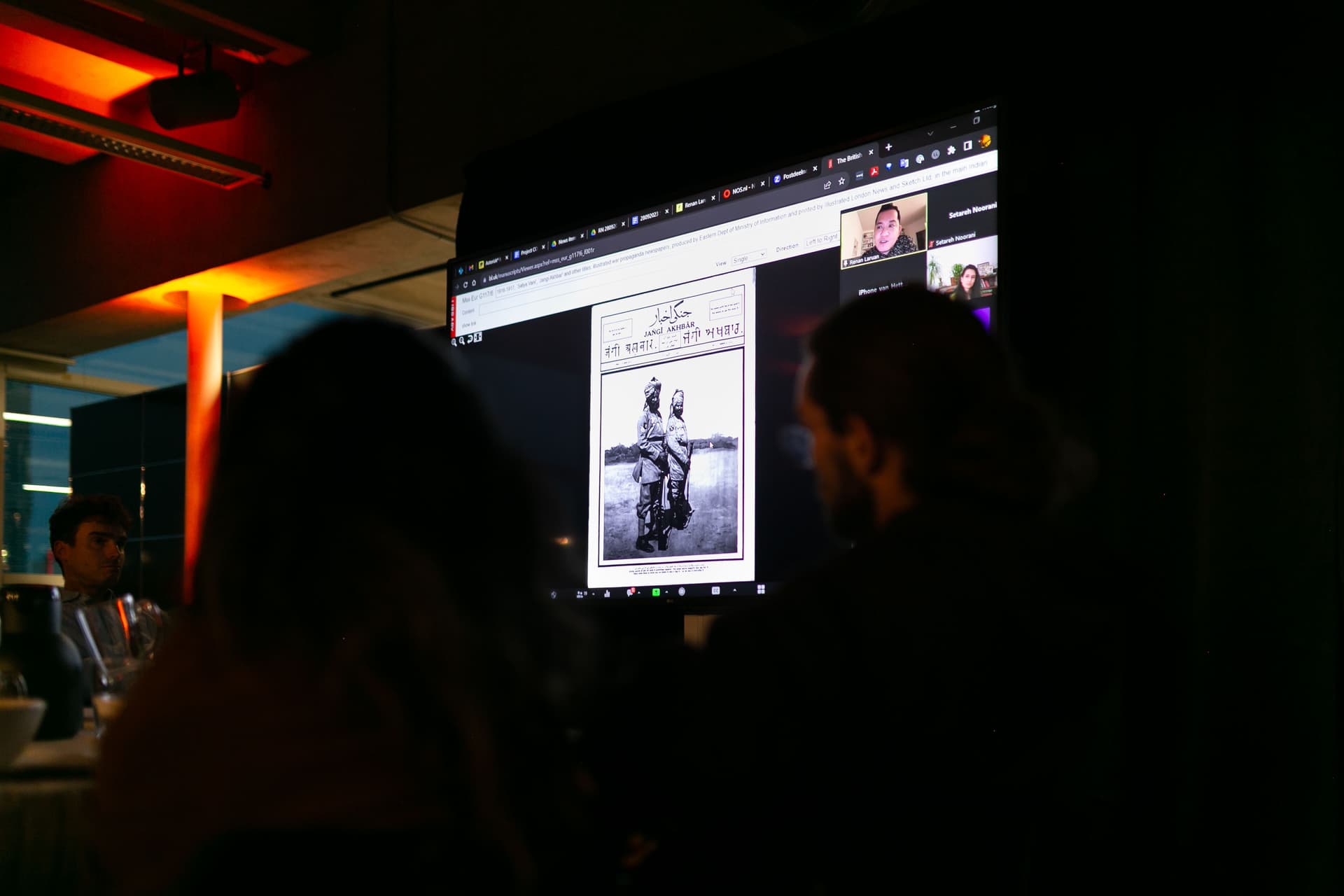 Research Nights: Modernisms along the Indian Ocean, 2023. Photo: Tomas Mutsaers