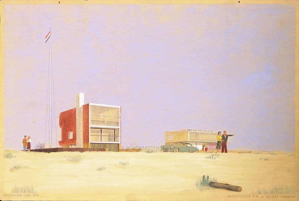  F.A. Warners. House by the Sea. Collection Het Nieuwe Instituut 