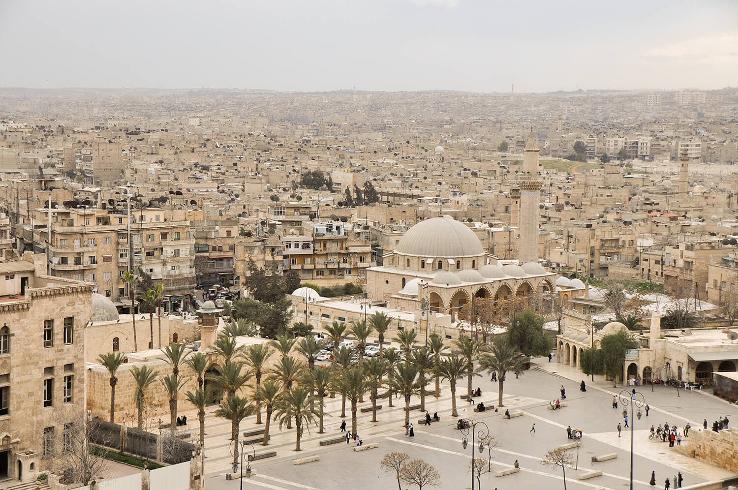 Blik op Aleppo voor de oorlog. Foto Mart Lerou 