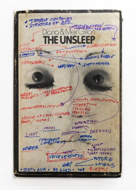 Book cover "The Unsleep" by Diana & Meir Gillon (1962). 