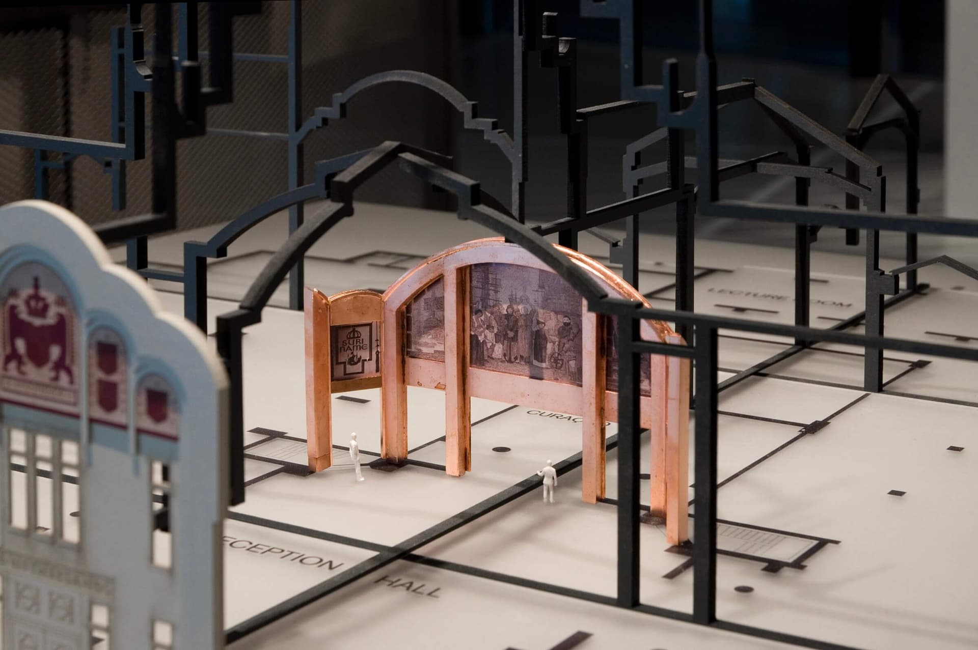 Exhibition model AMO, after a design by W. Kromhout. Dutch pavilion San Francisco 1915. Photo Petra van der Ree 