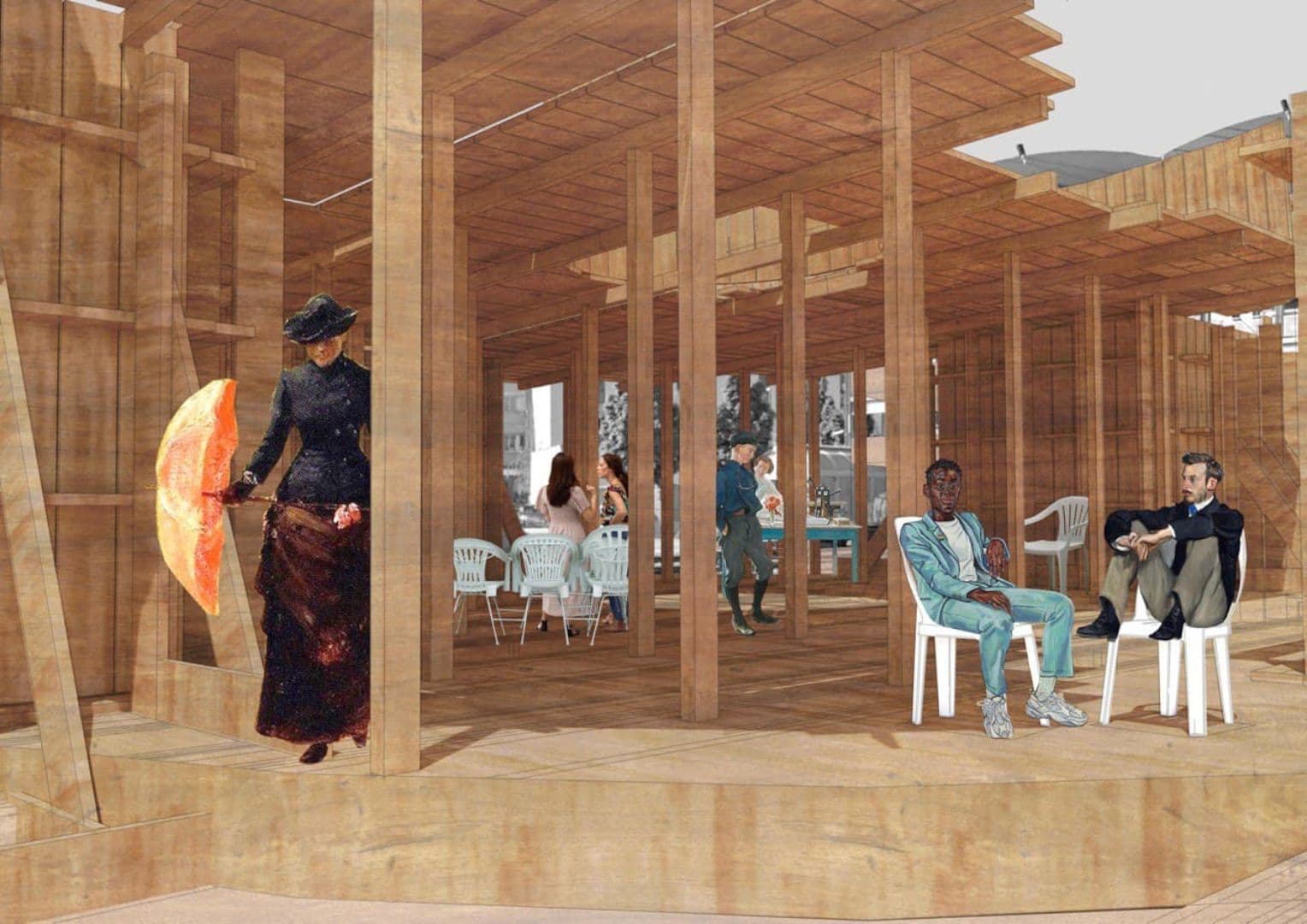 Basel Pavilion (2021). Image by Infraestudio. 