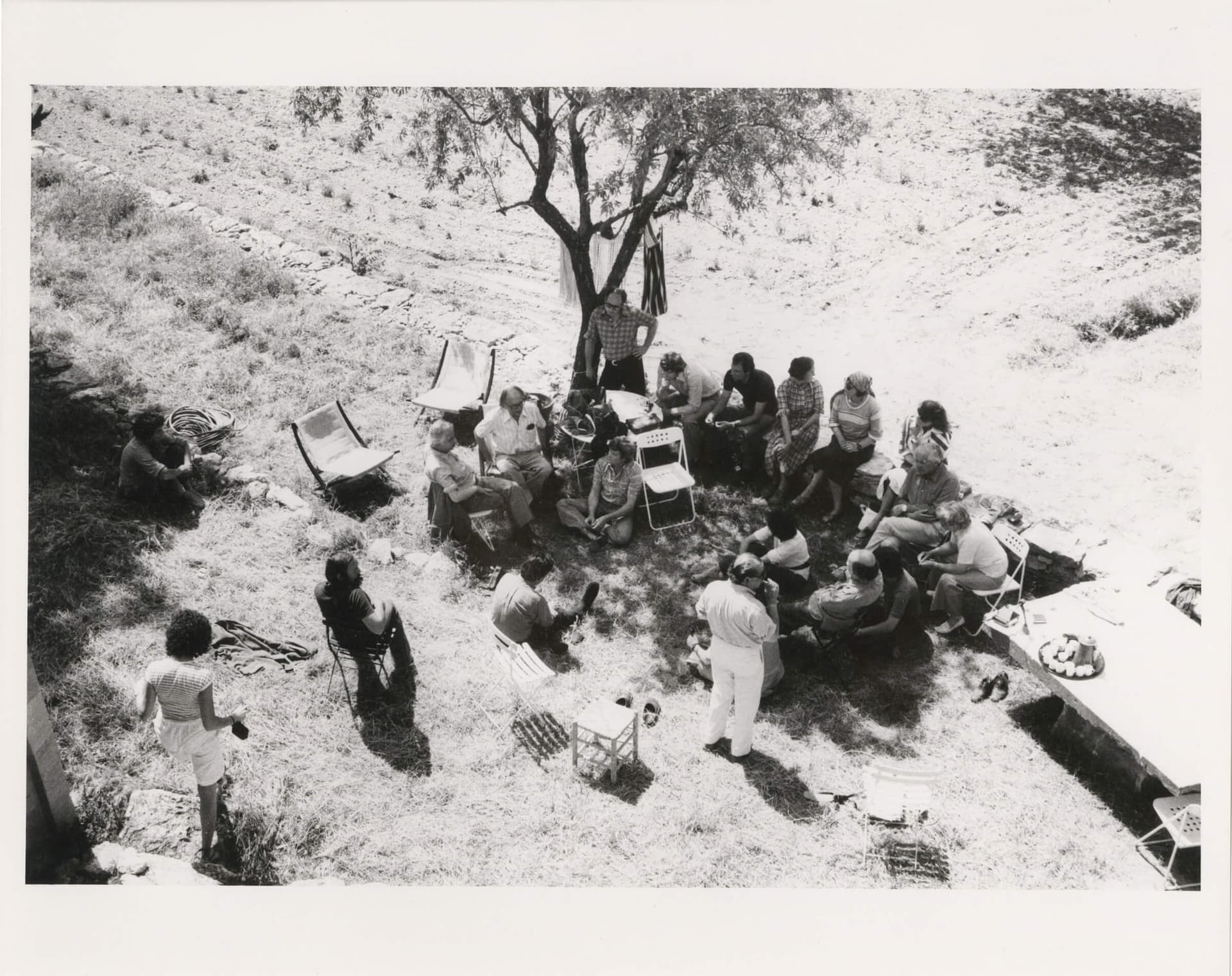 Team 10 meeting in Bonnieux, 1977. Alison & Peter Smithson Archives, Collection Het Nieuwe Instituut. TTEN f16  