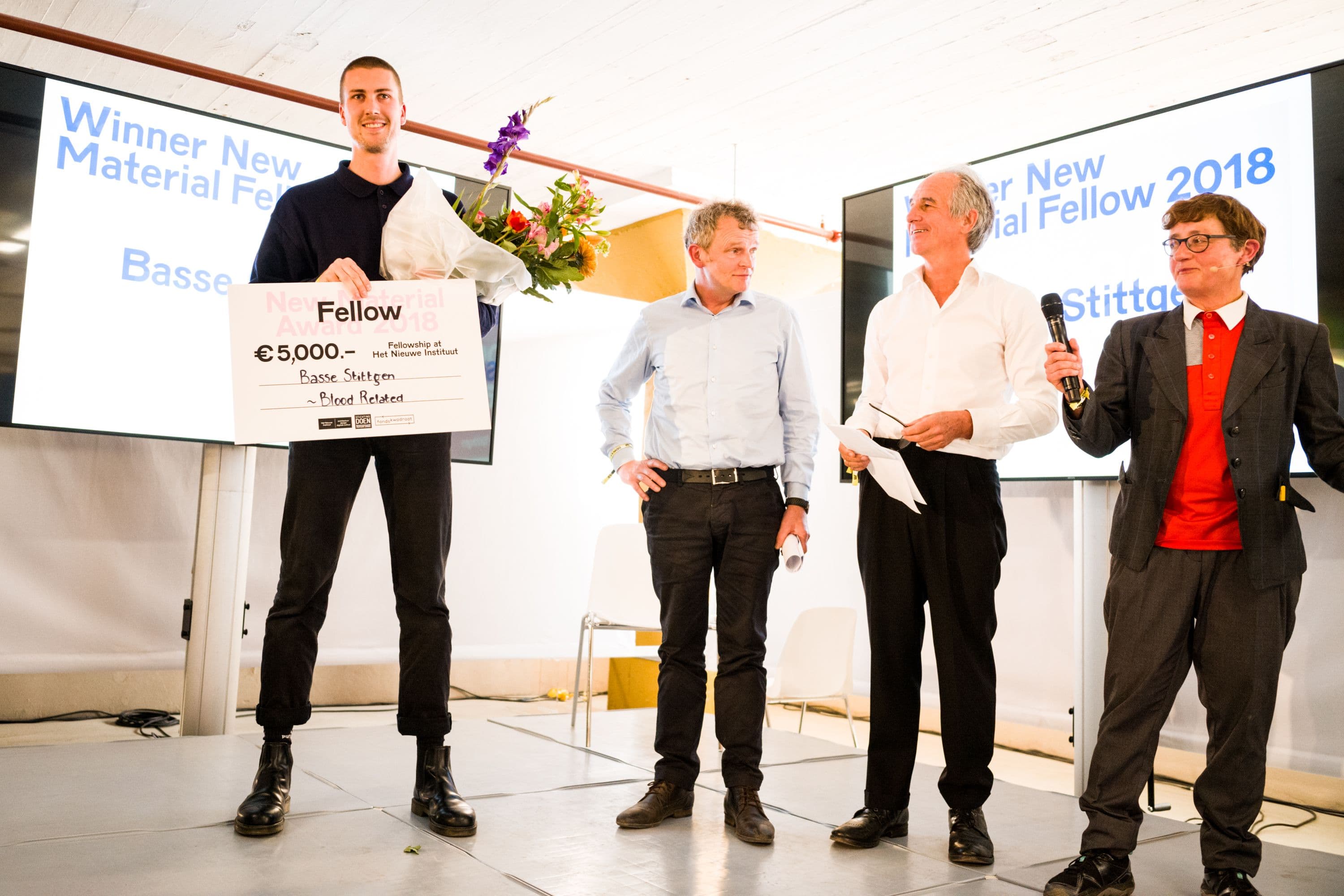 Basse Stittgen winner New Material Fellow 2018. Photo Boudewijn Bollmann 
