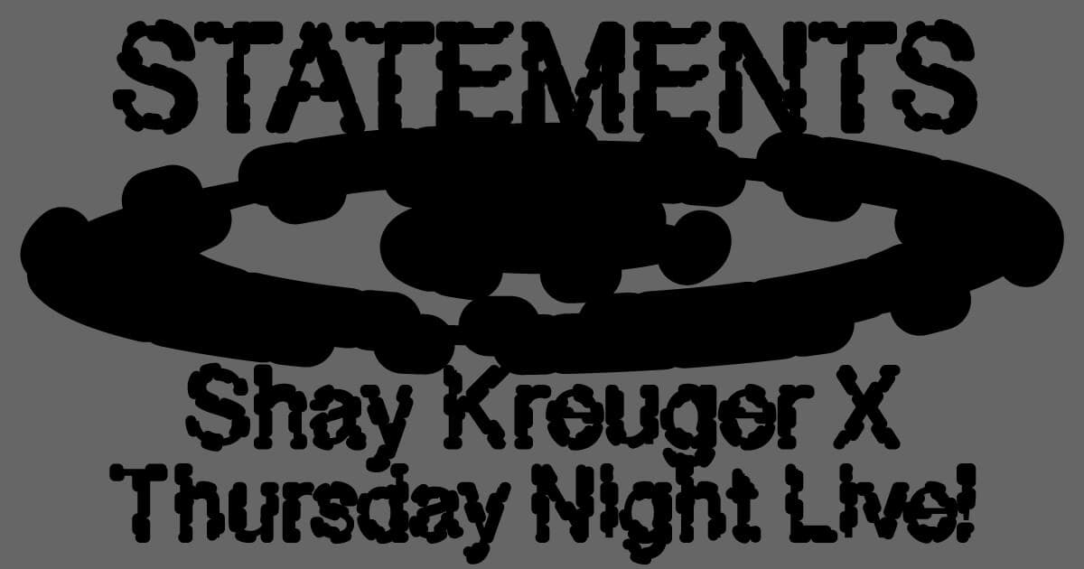 STATEMENTS. Grafisch ontwerp door Luca Napoli.  