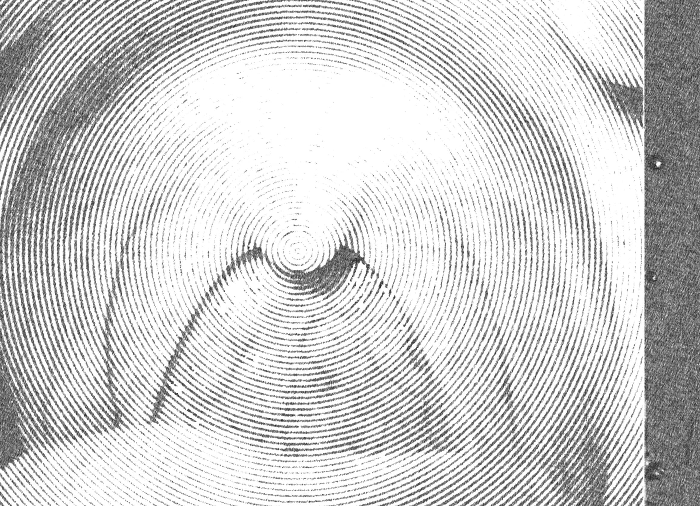 A black and white illustration of a throat and an abstract collage next to it. Image by Catherine Hu and Cleo TSW