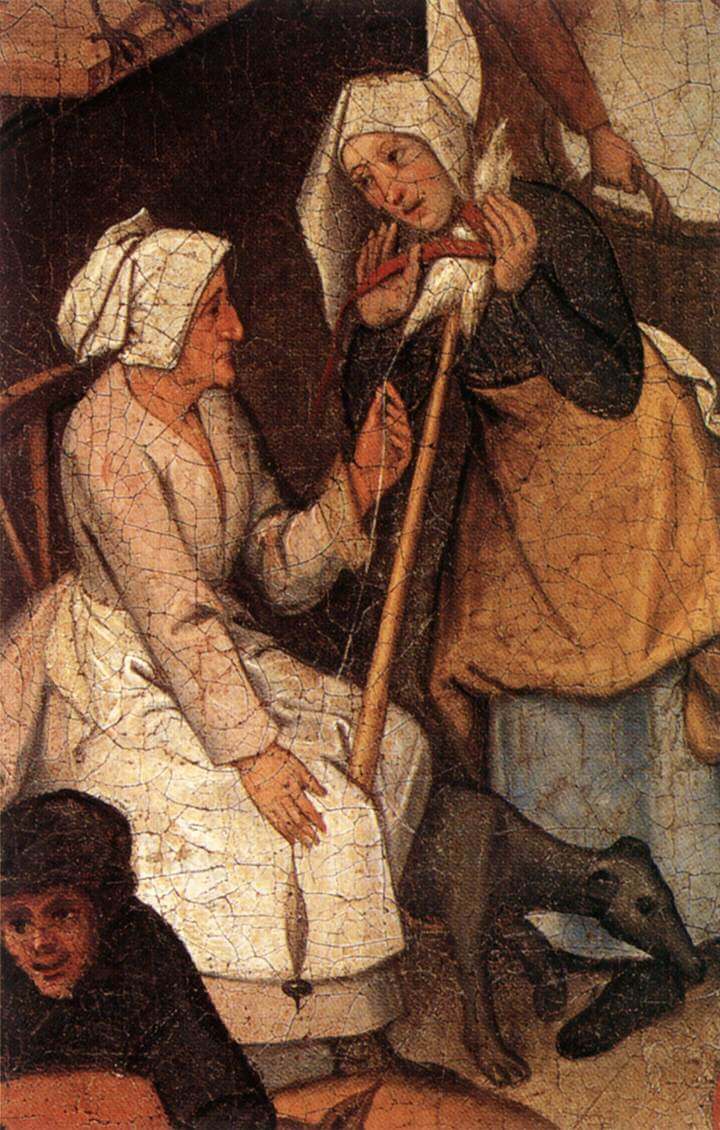 The Younger Proverbs (detail) by Pieter Brueghel  