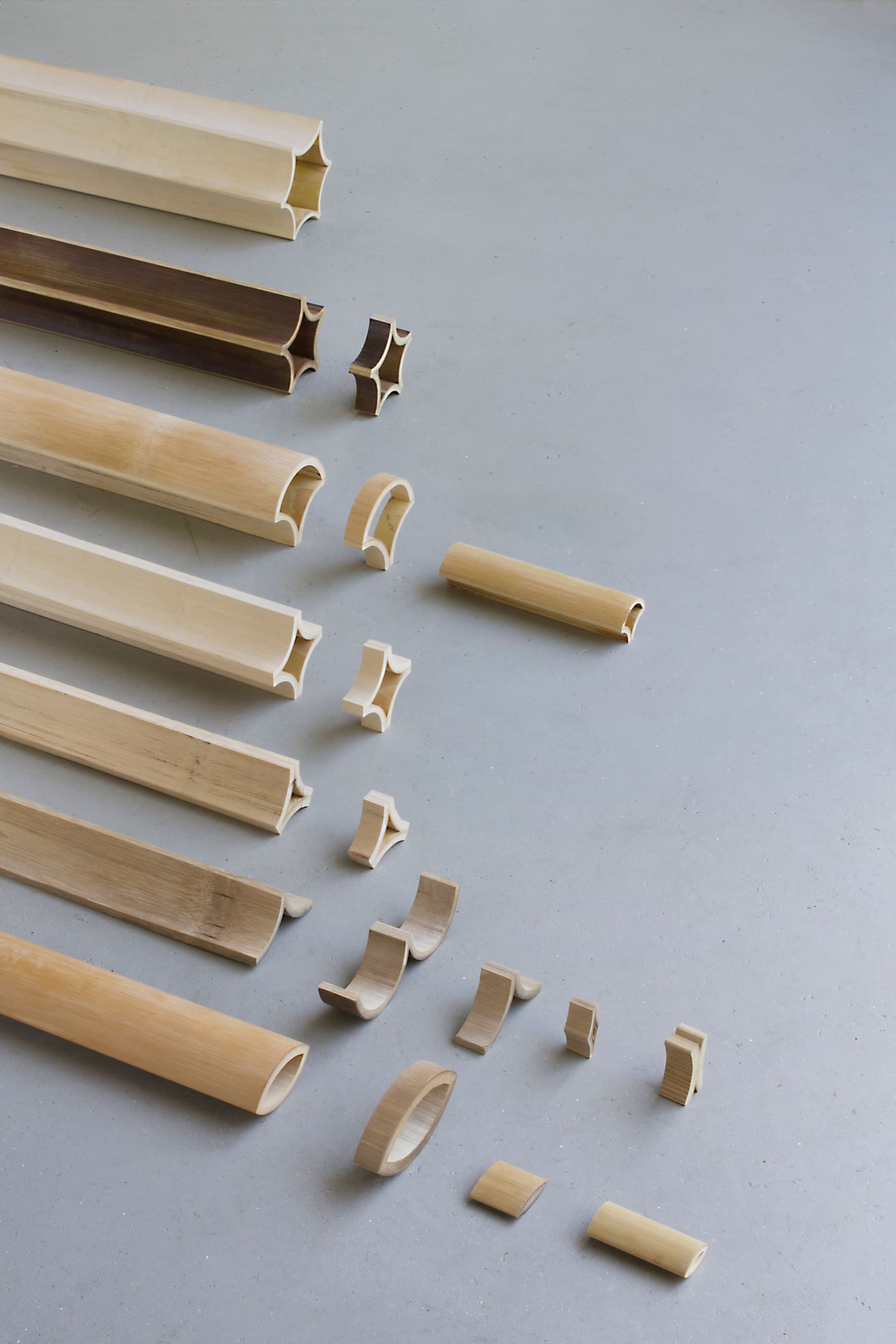  Studio Chris Kabel, Recomposed Bamboo. Photo Profiles. 