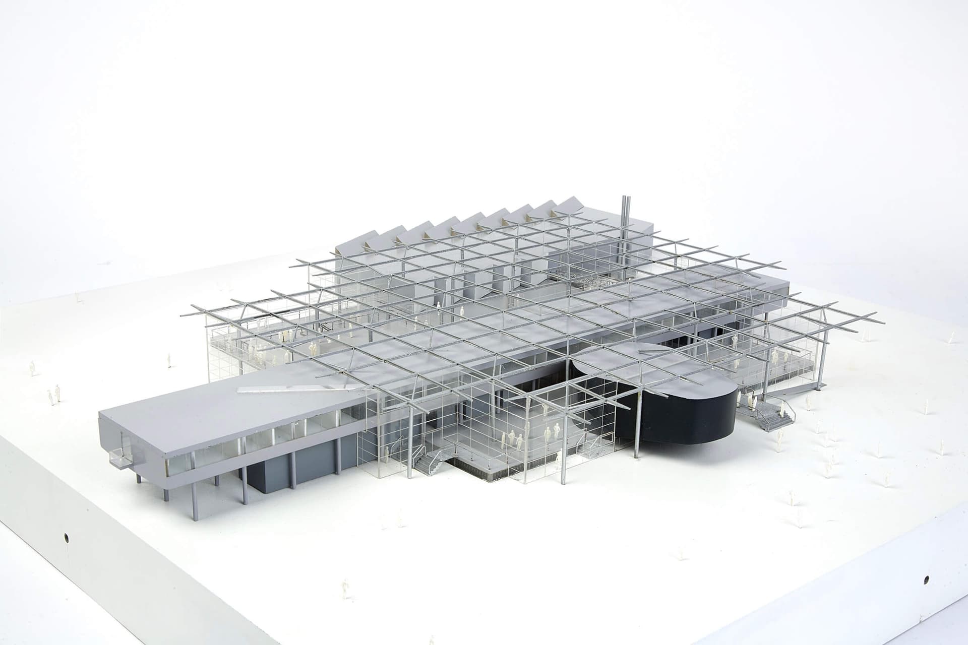 Benthem / Crouwel. Prijsvraagontwerp voor het Nederlands Architectuurinstituut. Collectie Het Nieuwe Instituut, MOAI m1 