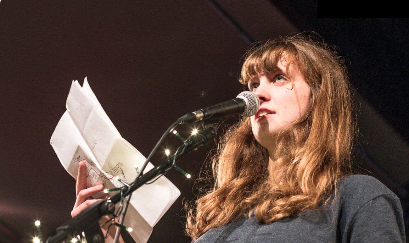 Writer/designers take the stage. Photo: Matthias Stehr. 
