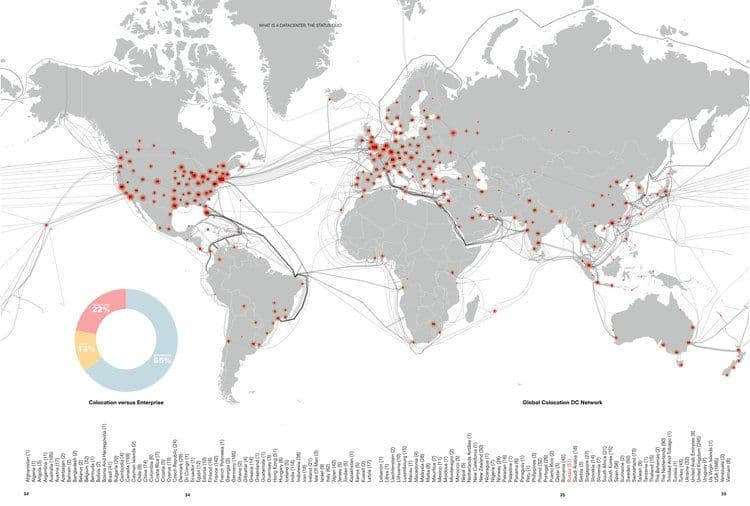 Data centres: global overview. Image: OMA.