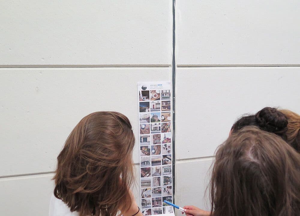 Floriane Misslin. Workshop at Le Corbusier high school, Illkirch-Graffenstaden, France, May 2017 