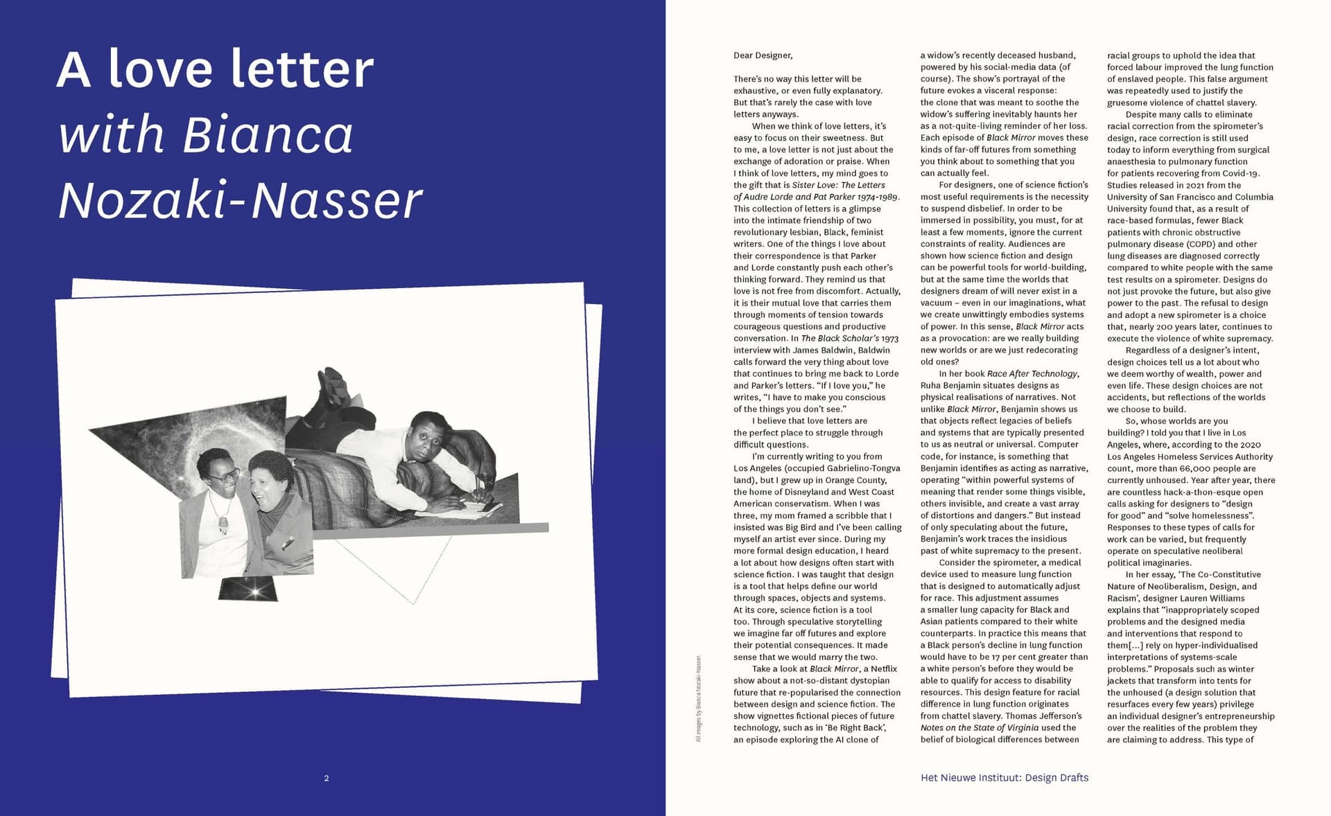 “A Love Letter” written by Bianca Nozaki-Nasser for Design Drafts #1 in collaboration with Disegno. Image by Bianca Nozaki-Nasser. 