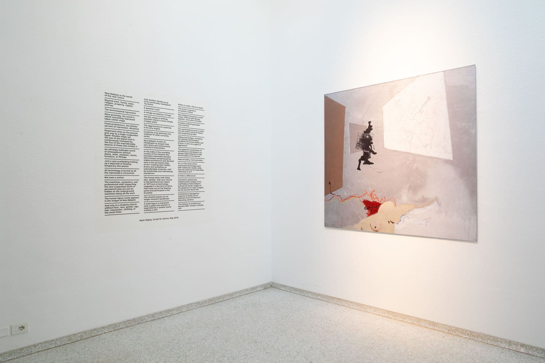 New Babylon, revisited by Mark Wigley. Dutch Pavilion WORK, BODY, LEISURE. 16th International Architecture Exhibition - La Biennale di Venezia, FREESPACE. Photo: Daria Scagliola 