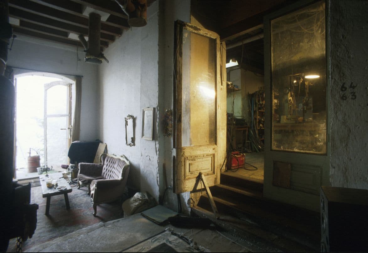 The Silo, Bart Apartment Chamber -1, Workshop Entry & Quay Door, (to South East), Dave Carr-Smith, June 1994 