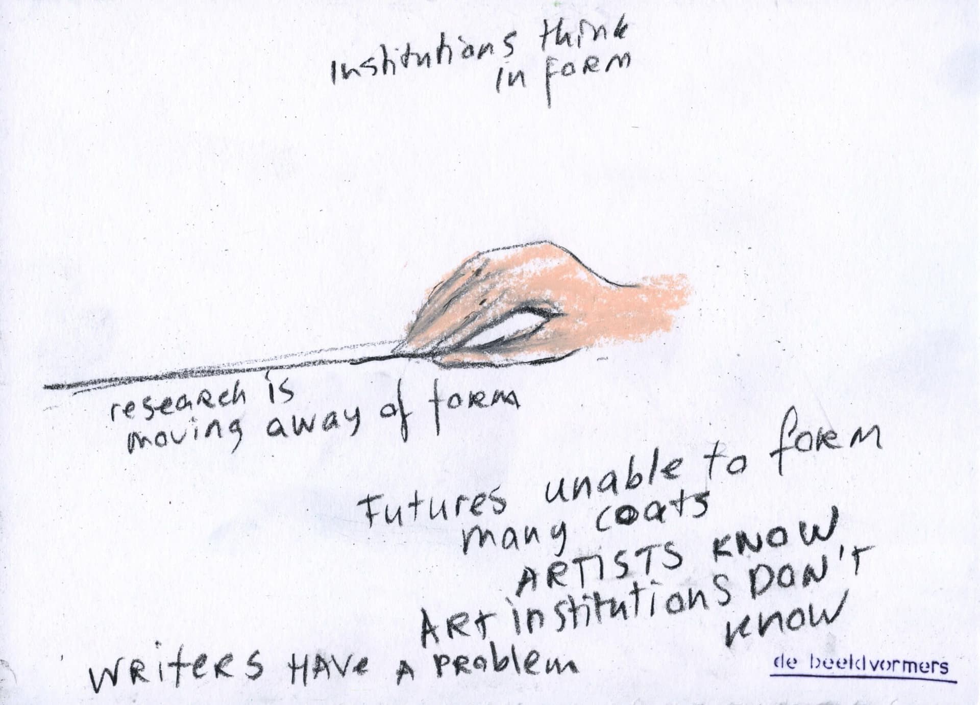 Thursday Night with Chus Martínez and Beatrix Ruf. Visual report by De Beeldvormers