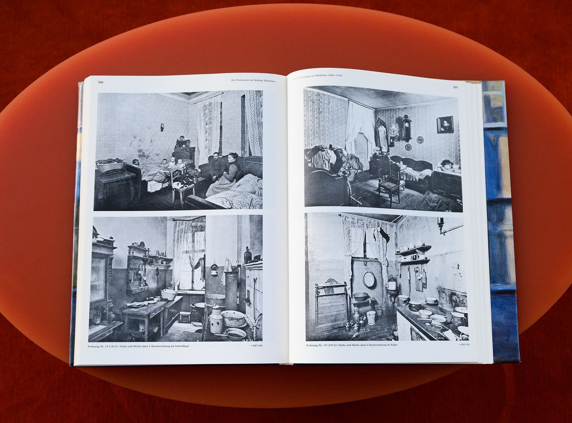 What committed architects hoped to change: overcrowded, cramped dwellings with no privacy. Source: Das Berliner Mietshaus, Volume 2, pp. 504-505. 