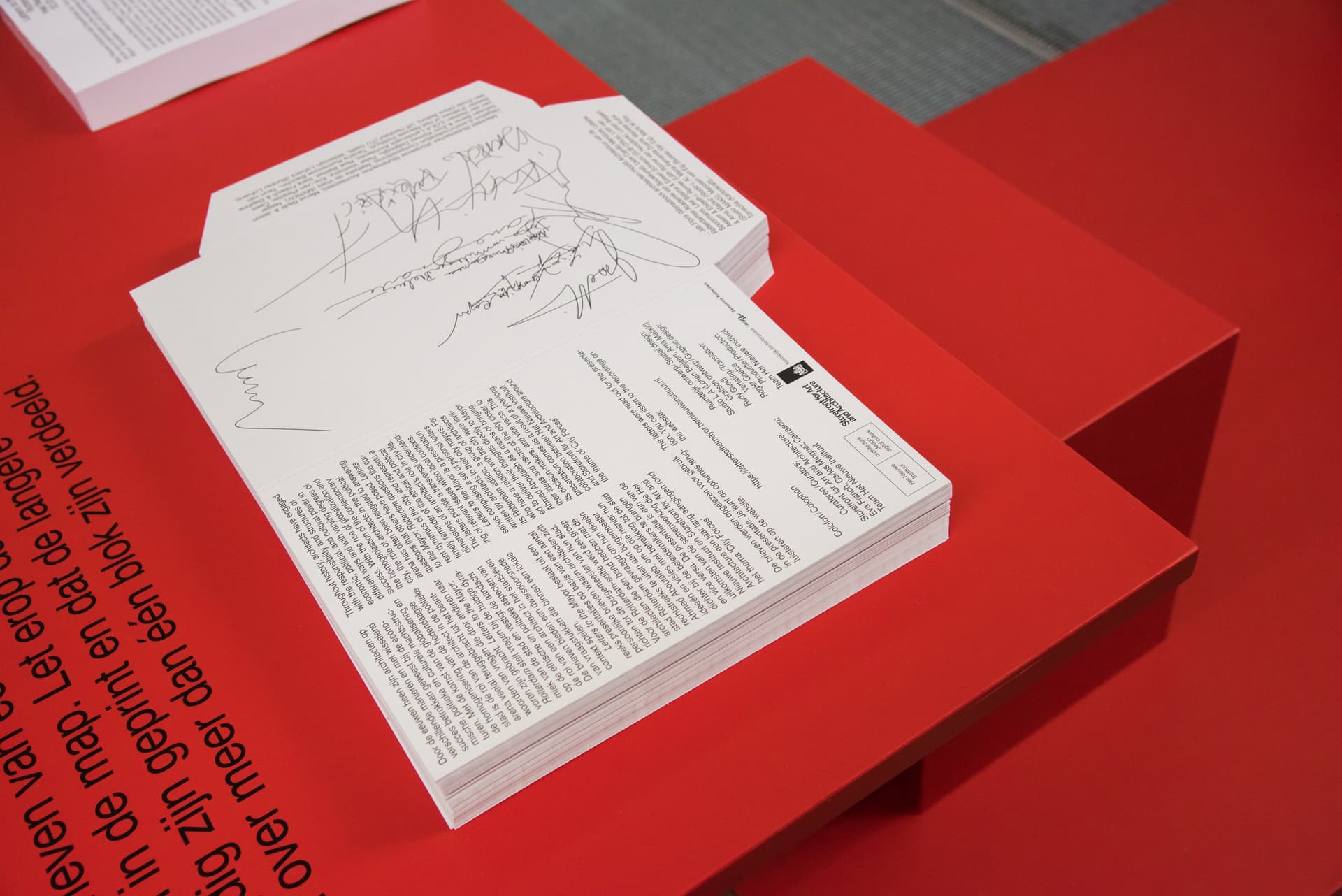 Letters to the Mayor. Photo: Petra van der Ree 