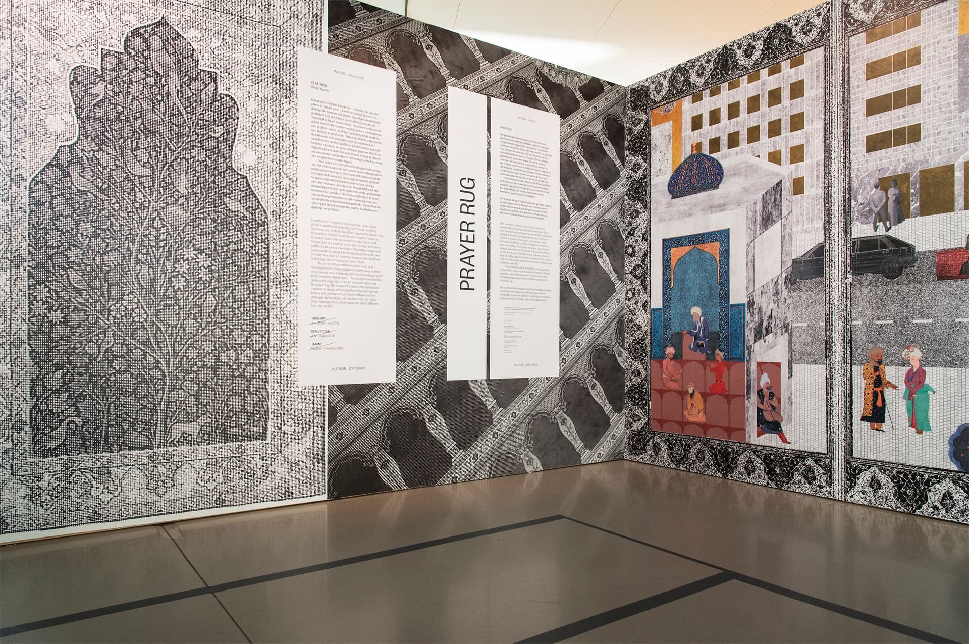 Platform. Gebedskleed. Foto Petra van der Ree 