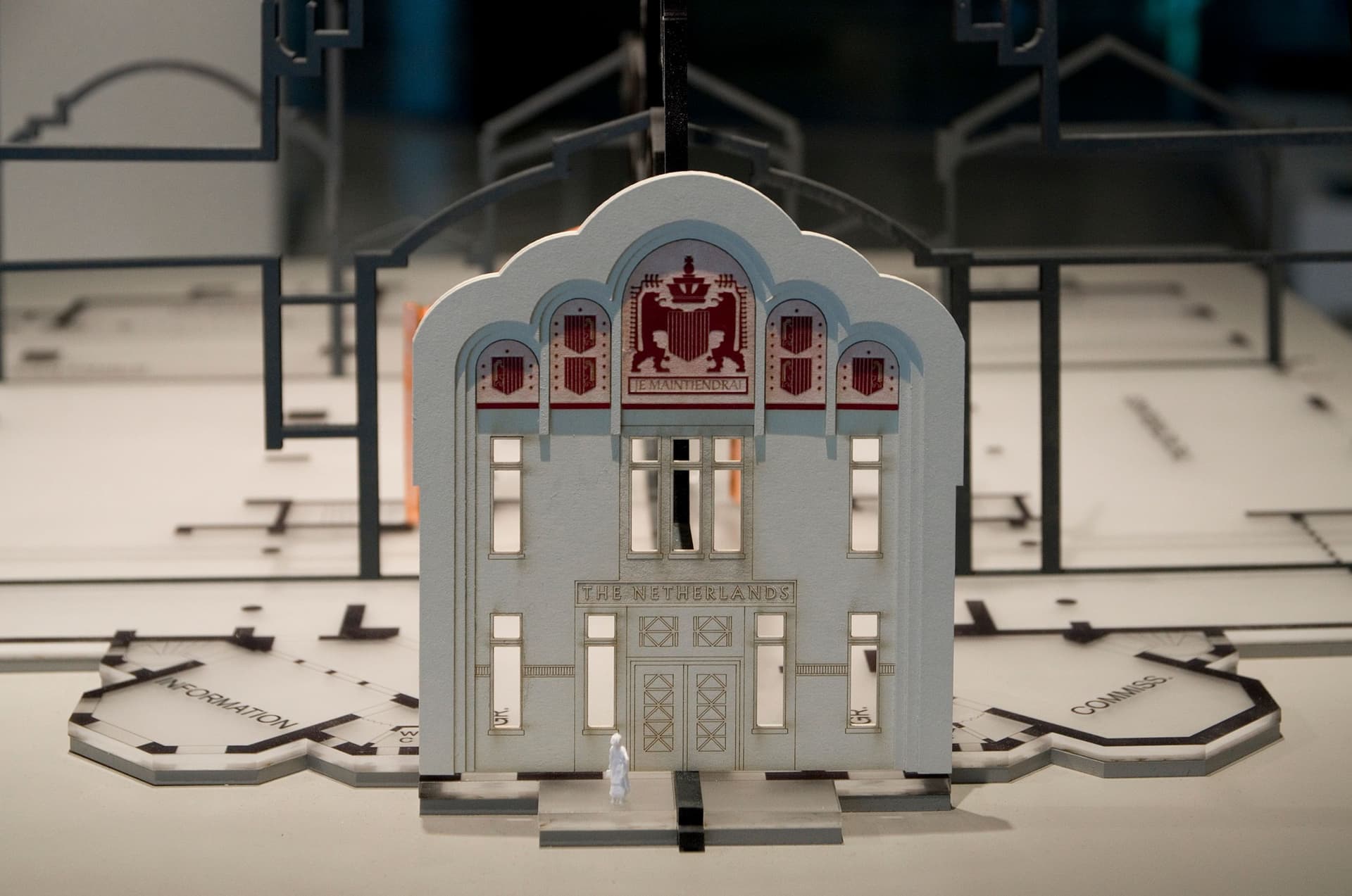  Tentoonstellingsmaquette AMO, naar ontwerp van W. Kromhout. Nederlands paviljoen San Francisco 1915. Foto Petra van der Ree 