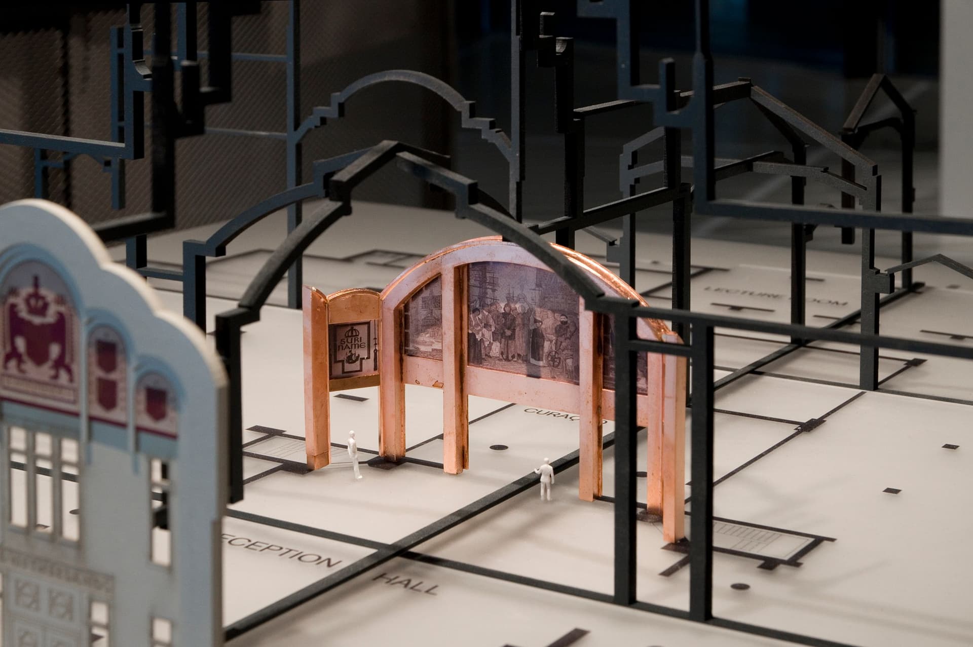 Exhibition model AMO, after a design by W. Kromhout. Dutch pavilion San Francisco 1915. Photo Petra van der Ree 