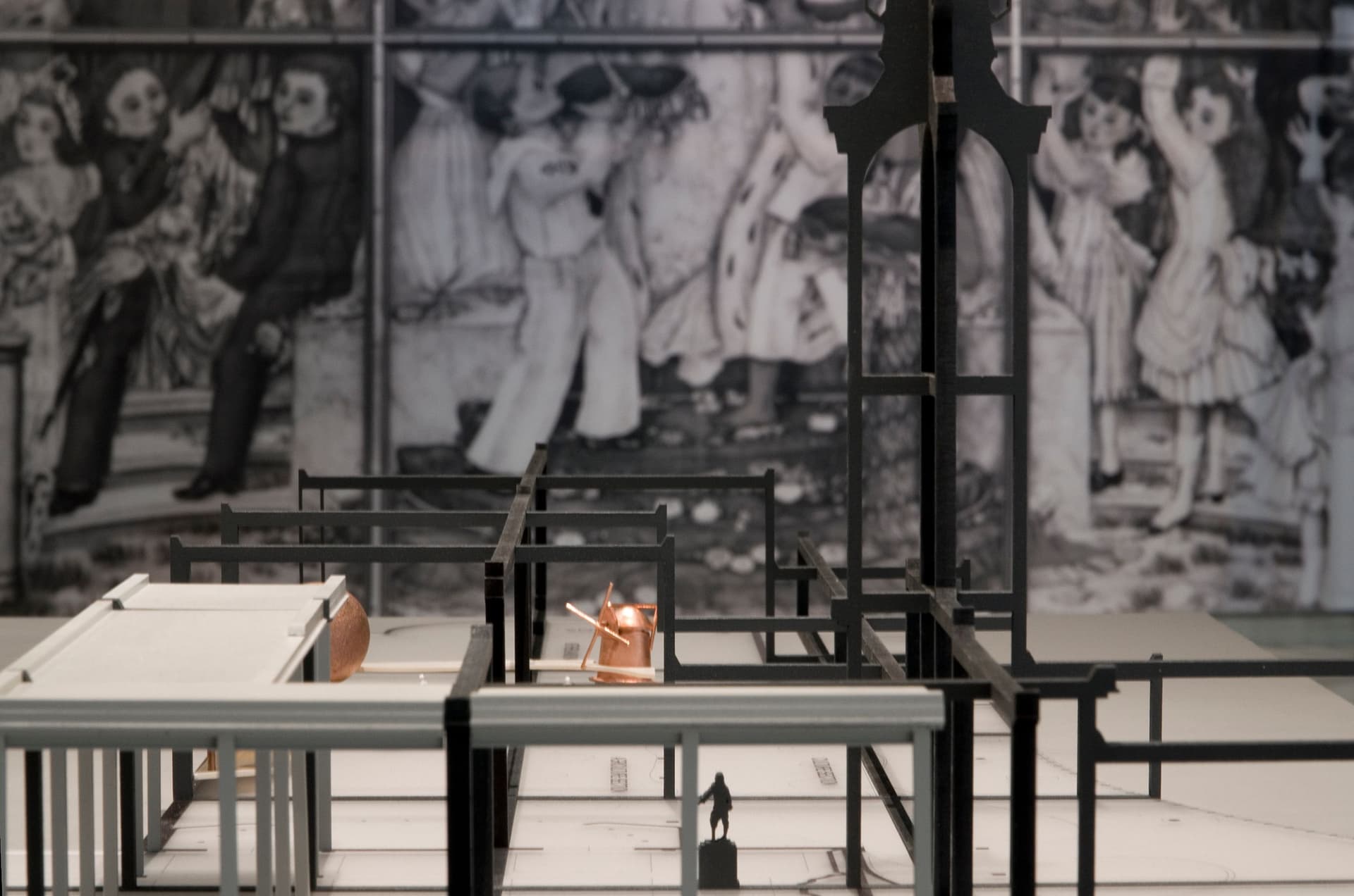  Tentoonstellingsmaquette AMO, naar ontwerp van D. Roosenburg. Nederlands paviljoen Brussel 1935. Foto Petra van der Ree