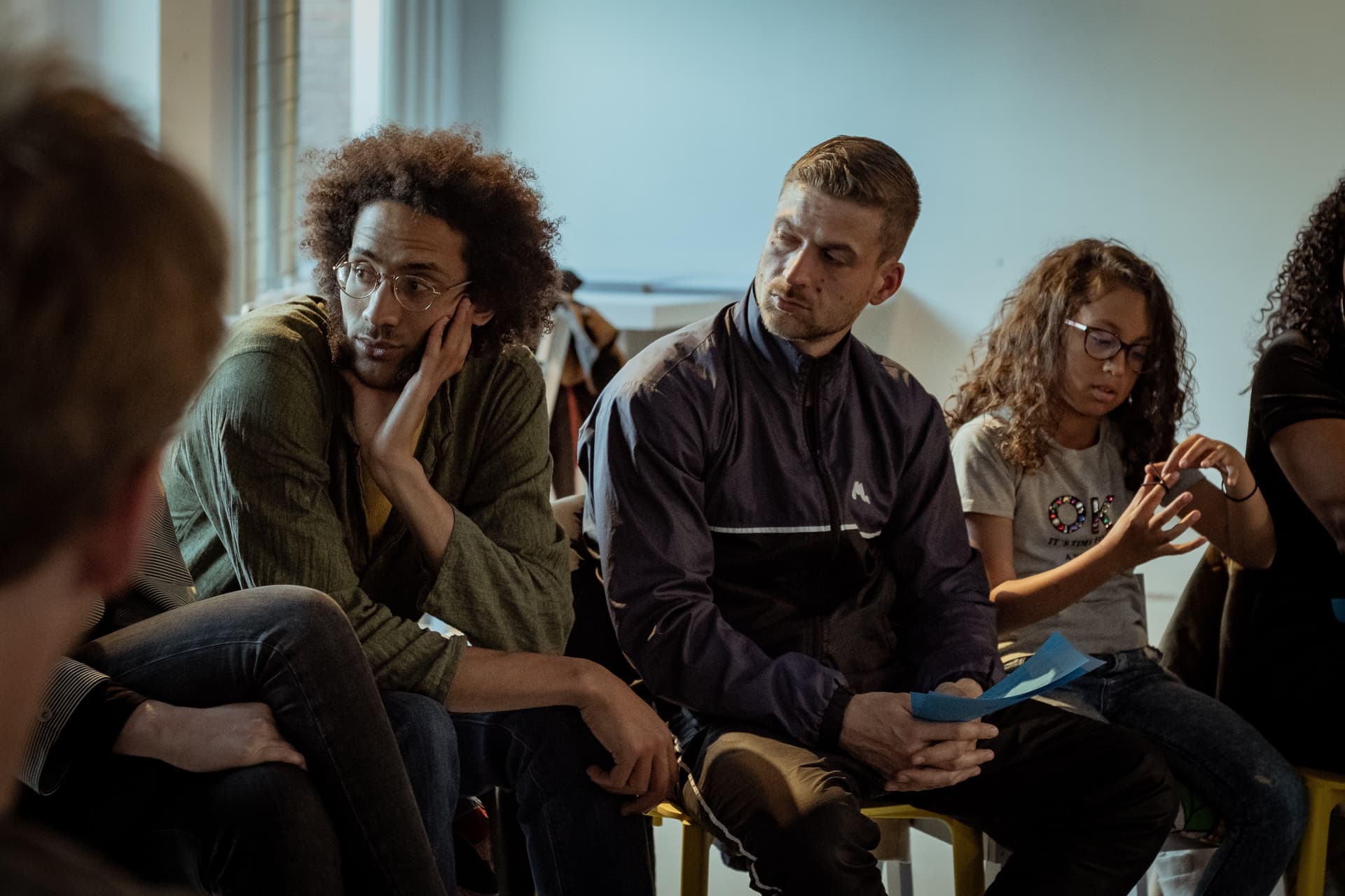  Bijeenkomst in Het Gemaal op Zuid als onderdeel van het project Wider Perspectives. Foto Lavinia Xausa. 