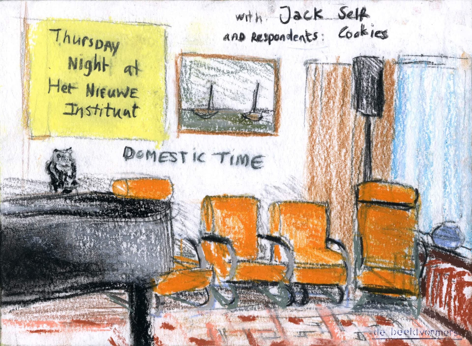 Thursday Night with Jack Self. Visual report by De Beeldvormers 
