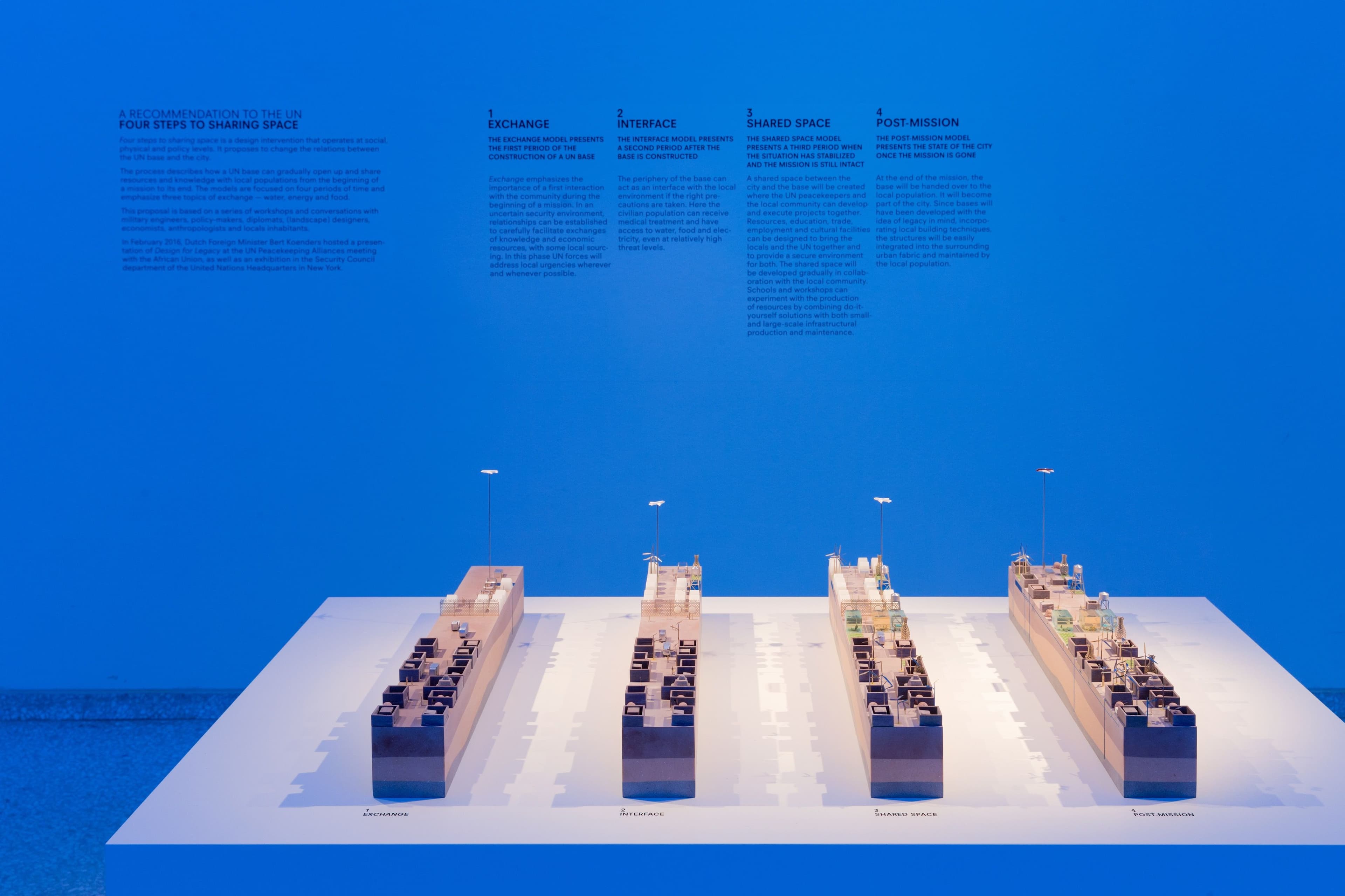 BLUE: Architecture of UN Peacekeeping Missions. Photo: Iwan Baan 