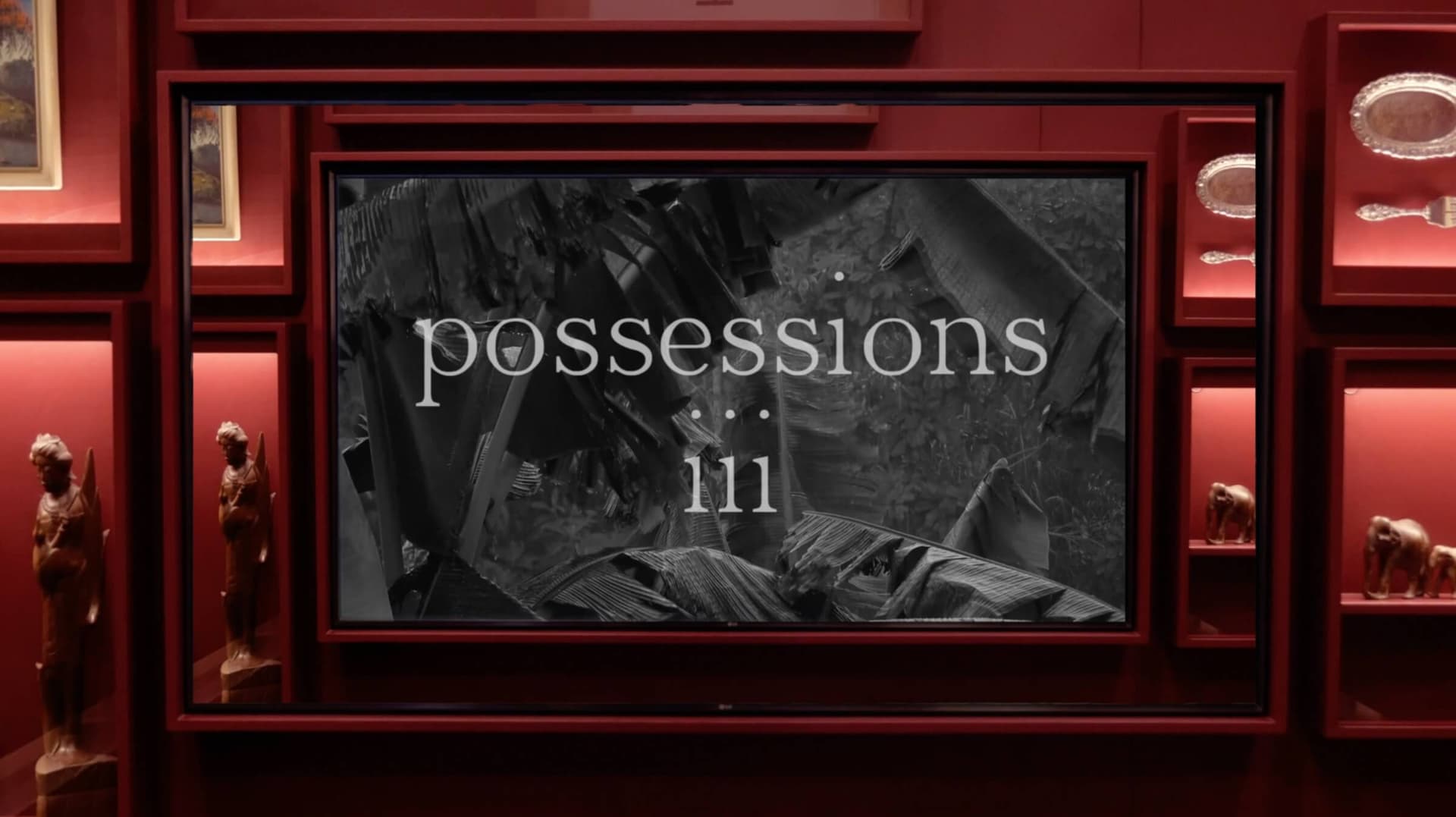 An image from from Haunted (2021), a video installation by Janilda Bartolomeu at the Temporary House of Home in Het Nieuwe Instituut. 
