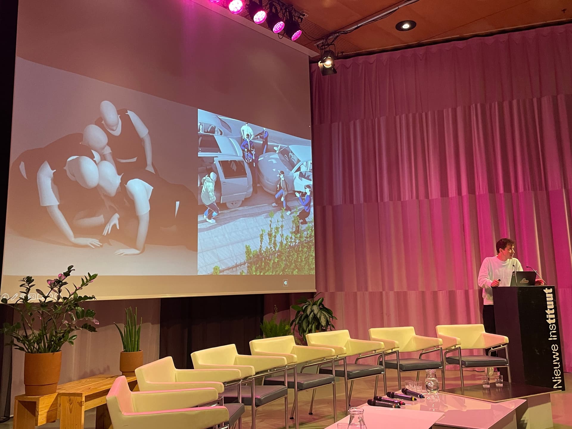 Presentation by Bob Trafford (Forensic Architecture). Photo: Setareh Noorani