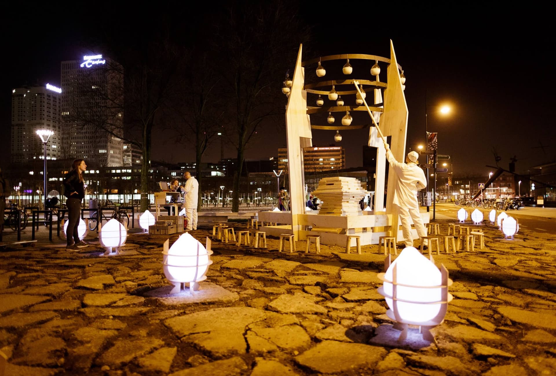 Tracking Traces. Museumnacht 2014. Foto Fred Ernst 