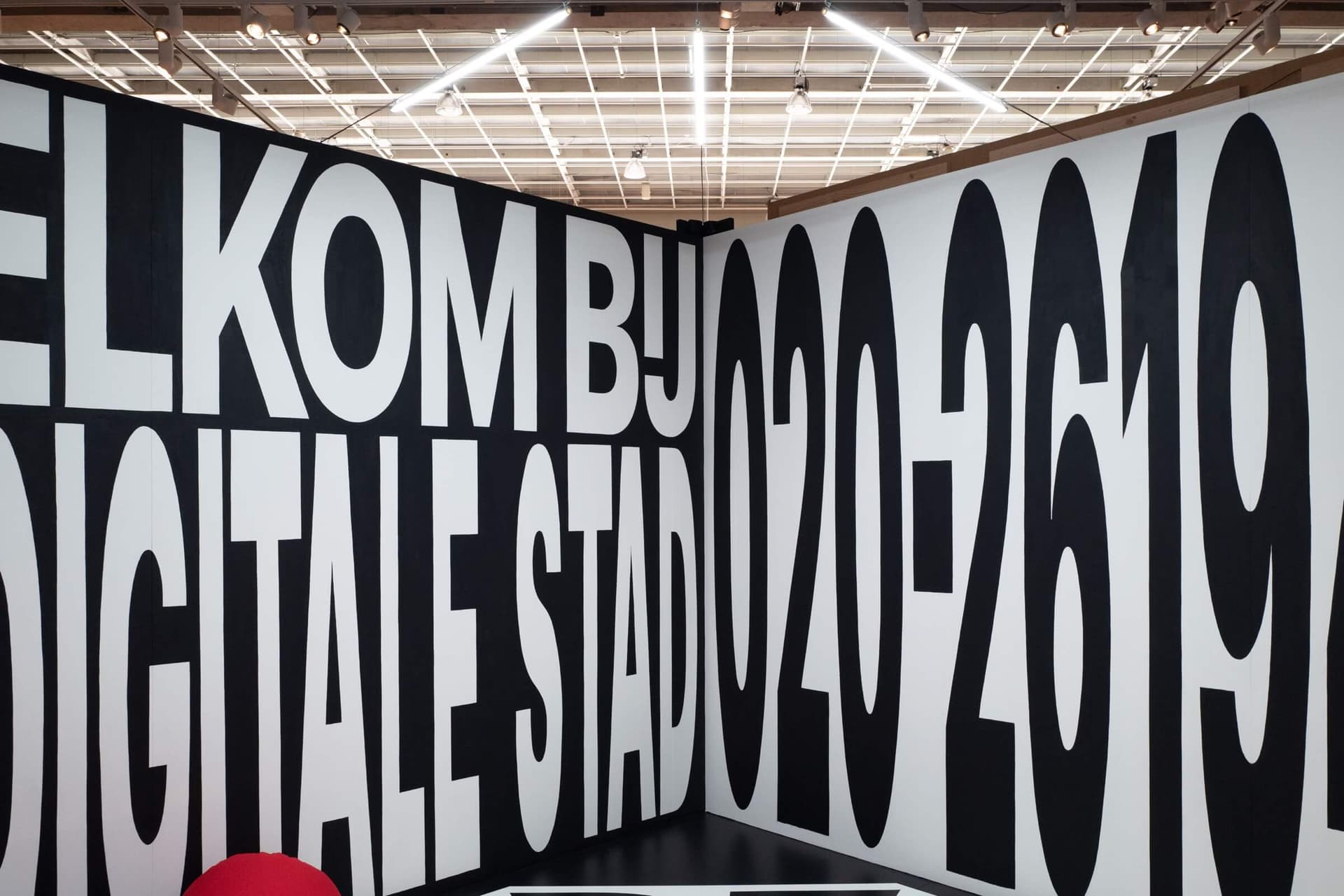 Amsterdam’s Digitale Stad (Digital City) project, revisited in the exhibition Designing the Social at Het Nieuwe Instituut. Photo: Johannes Schwartz. 