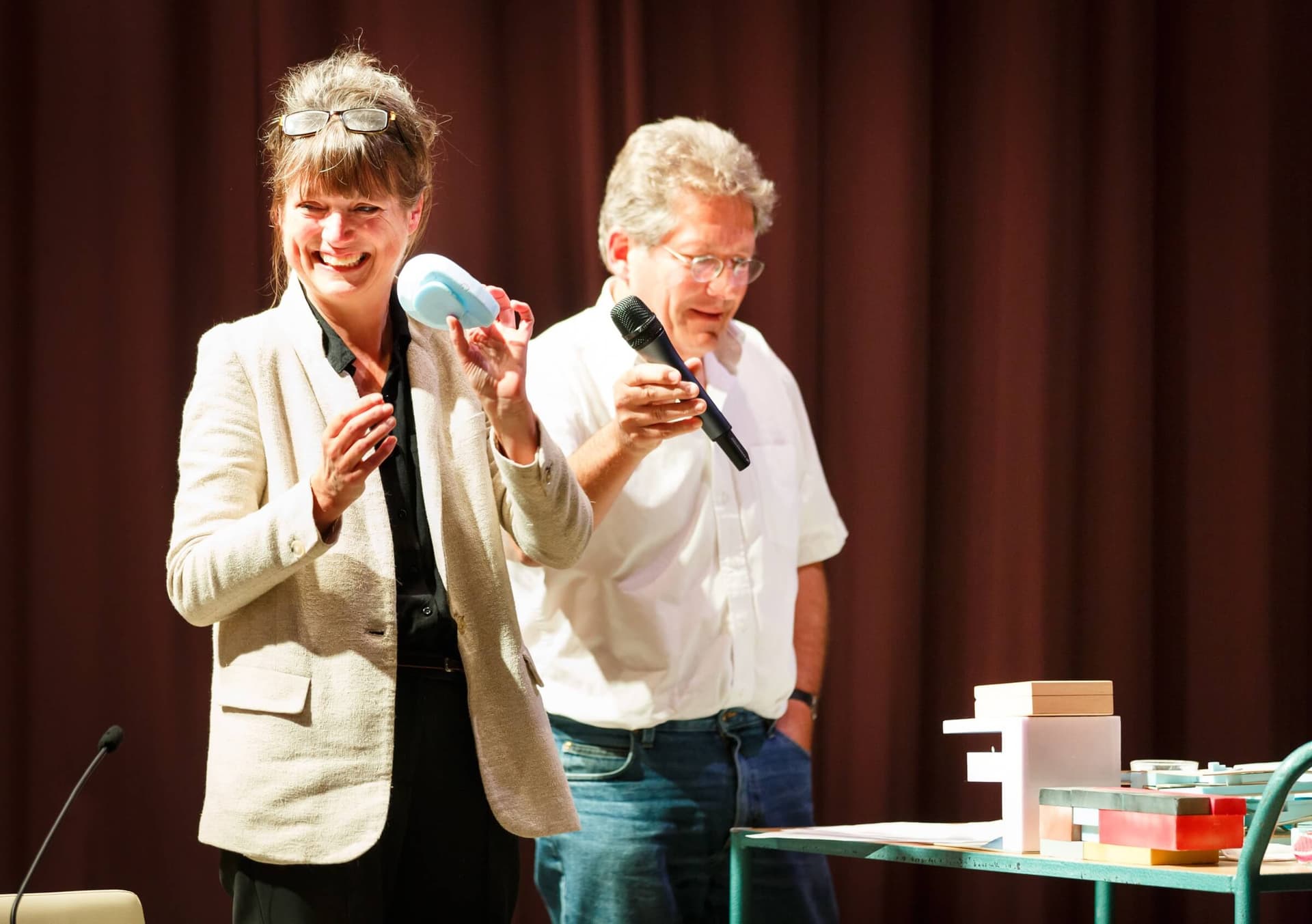 Thursday Night: The archives of MVRDV and Zaha Hadid Architects. Suzanne Mulder (Het Nieuwe Instituut). Photo Fred Ernst 