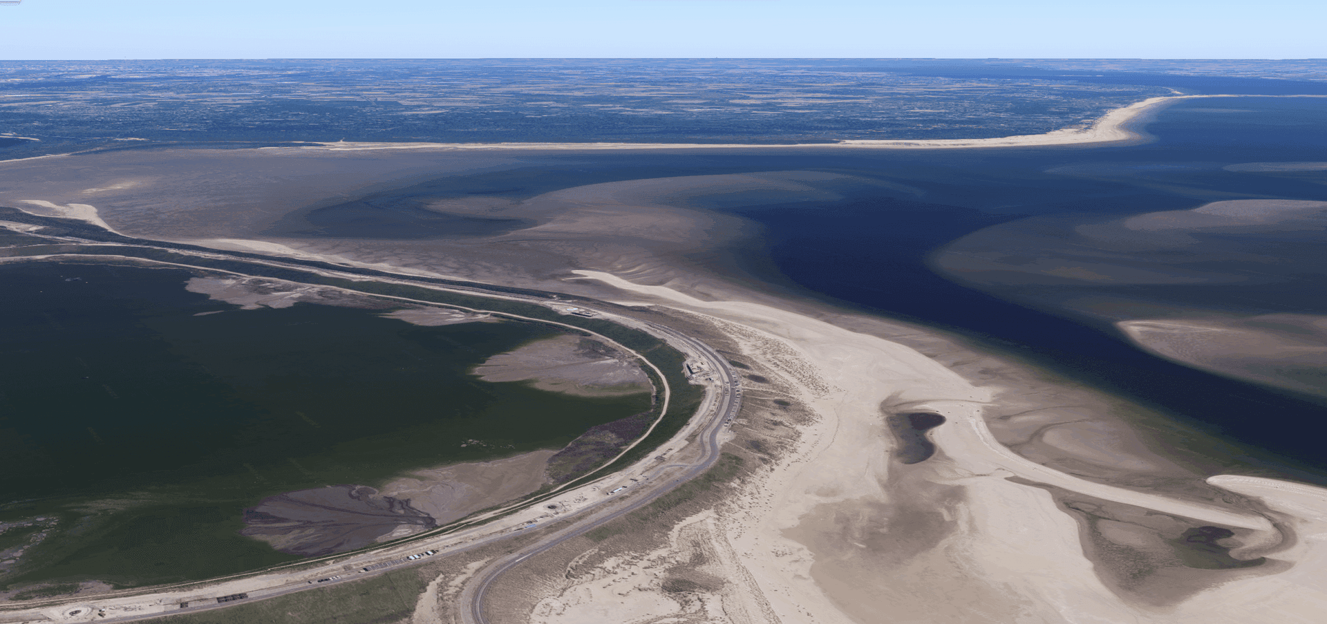 Maasvlakte 2, Rotterdam. Foto: Google Earth. 