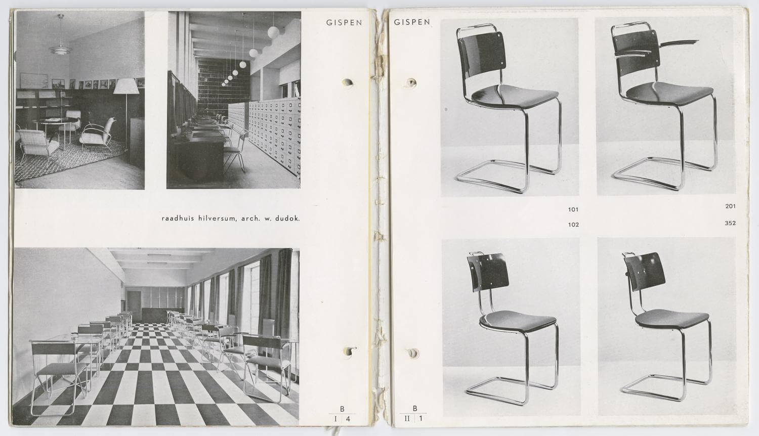 Meubelcatalogus Gispen no. 52. Collectie Nieuwe Instituut.  