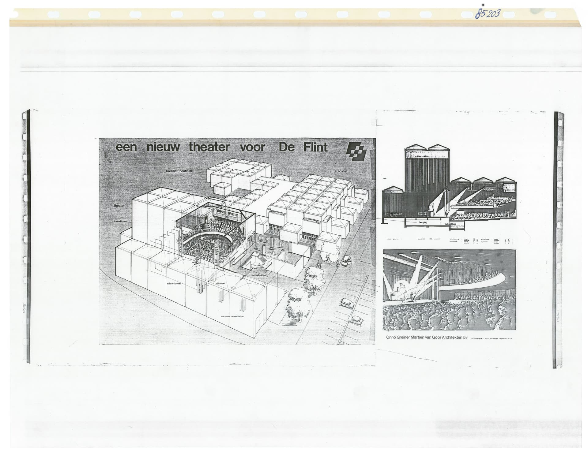 The design with self-adhesive pink plastic film has been made for reproduction and therefore, as this example shows, appears in reproduced variants and varying contexts in this file. Collection Het Nieuwe Instituut, archive O. Greiner, GRE… 