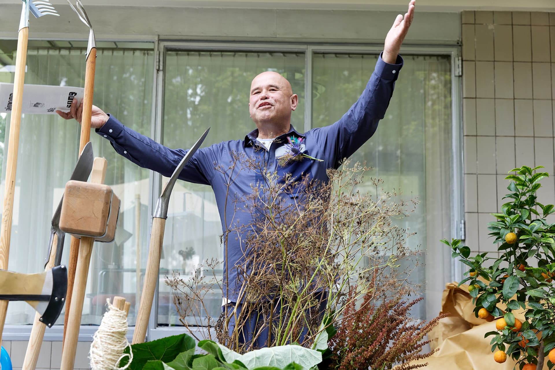 Feestelijk afscheid van Guus Beumer op 2 juli 2021. Foto: Aad Hoogendoorn.