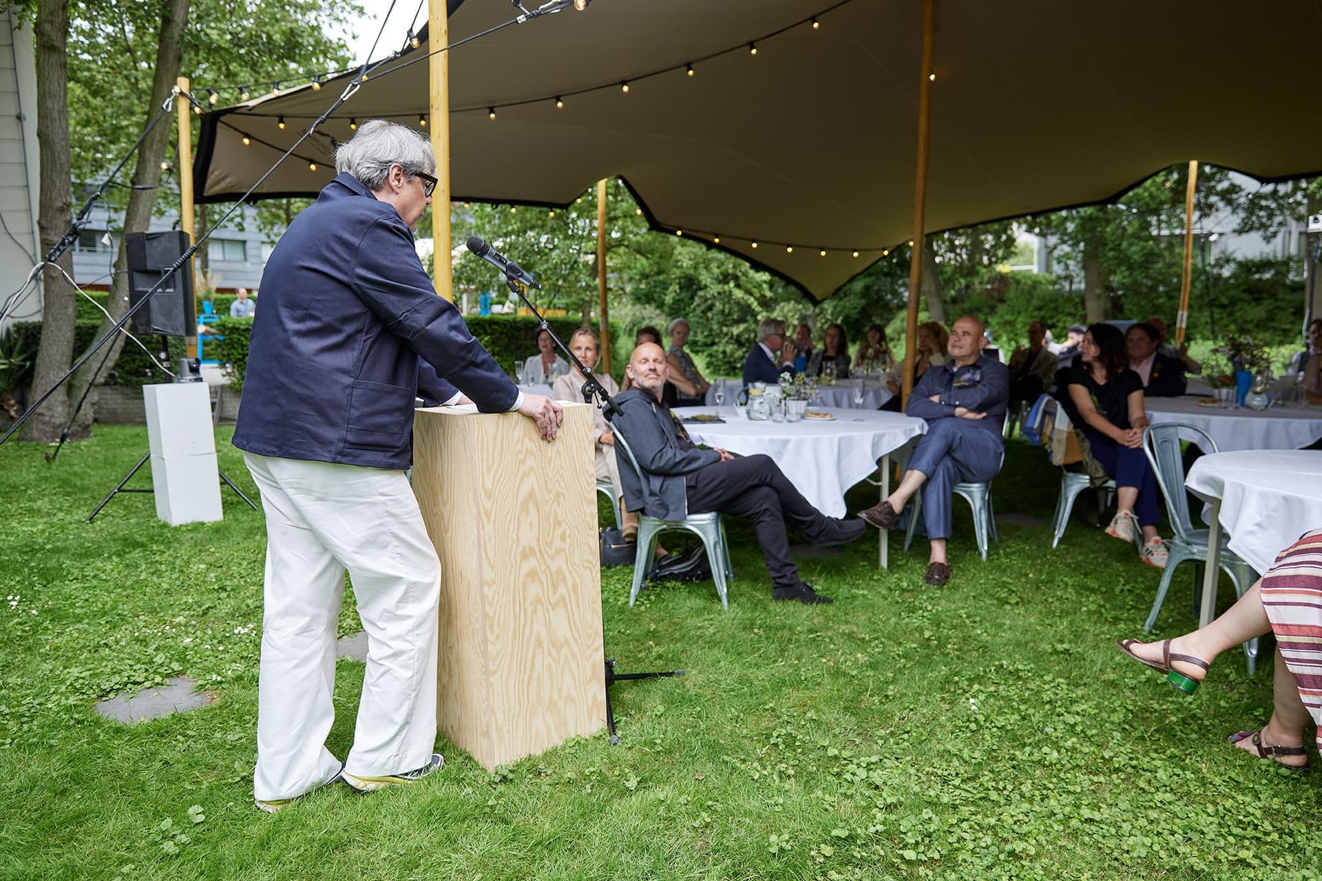 Toespraak Gert Staal bij het afscheid van Guus Beumer, 2 juli 2021. Foto: Aad Hoogendoorn.