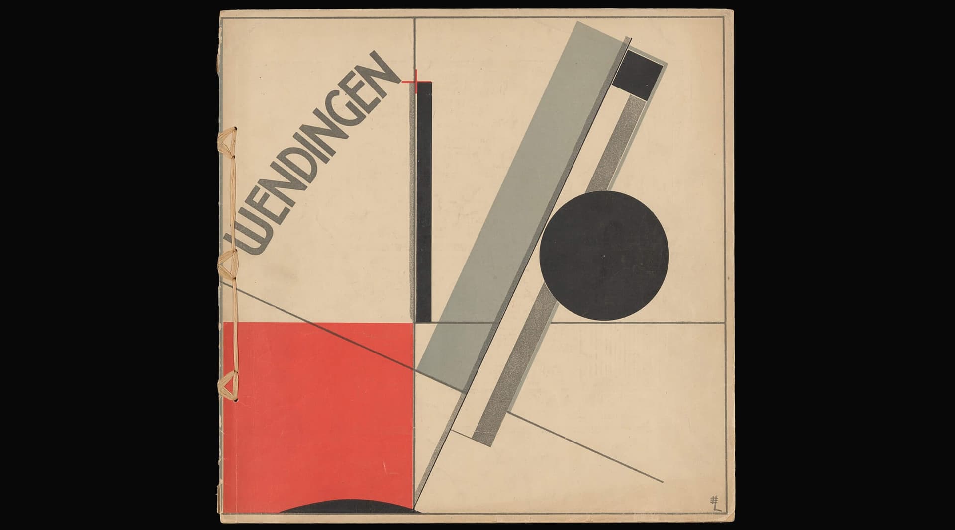 Wendingen, no. 4, november 1922. Cover and design: El Lissitzky. Library collection Het Nieuwe Instituut. 