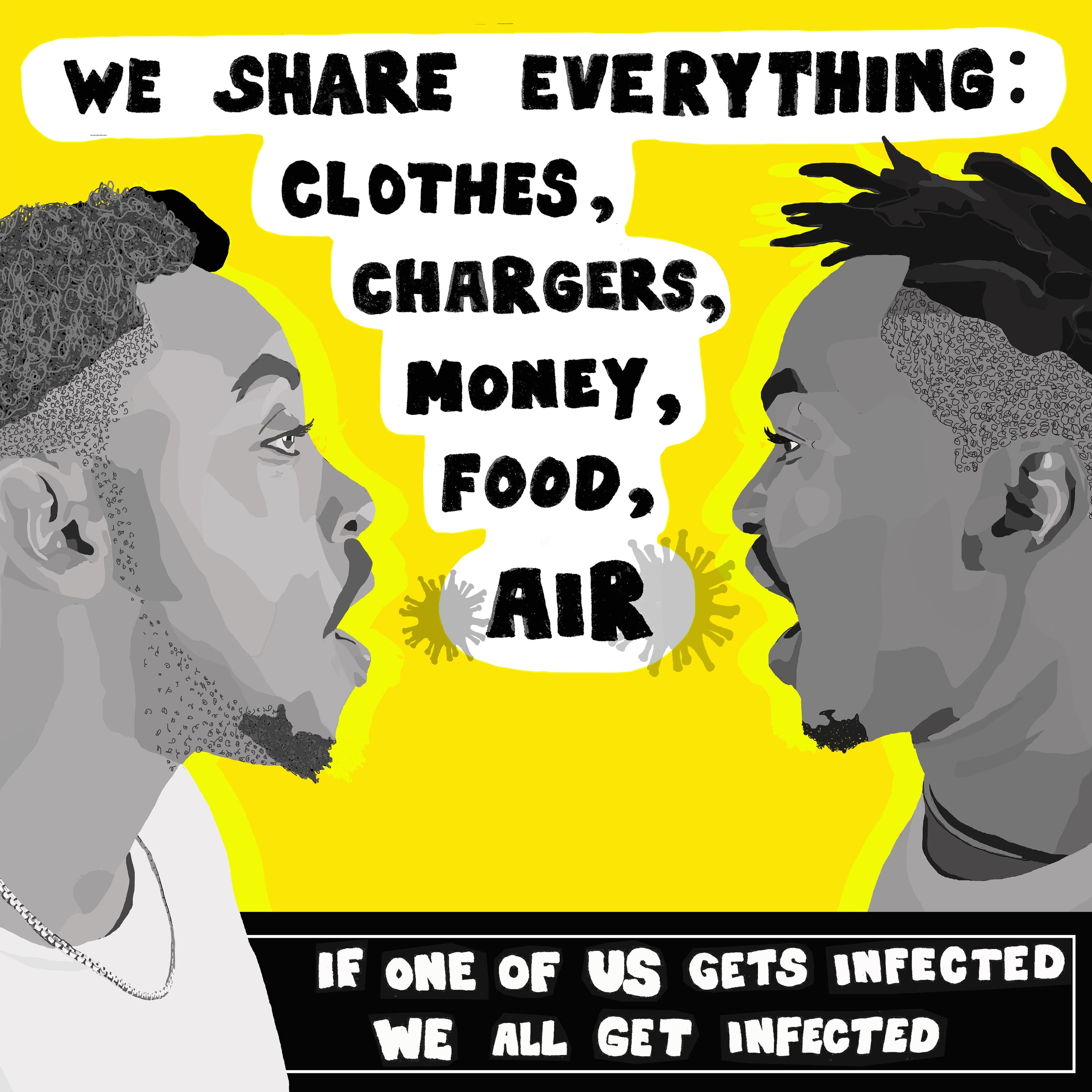  Homeless Quarantine by We Sell Reality, 2020. \"These guys are my lifeline.\" 