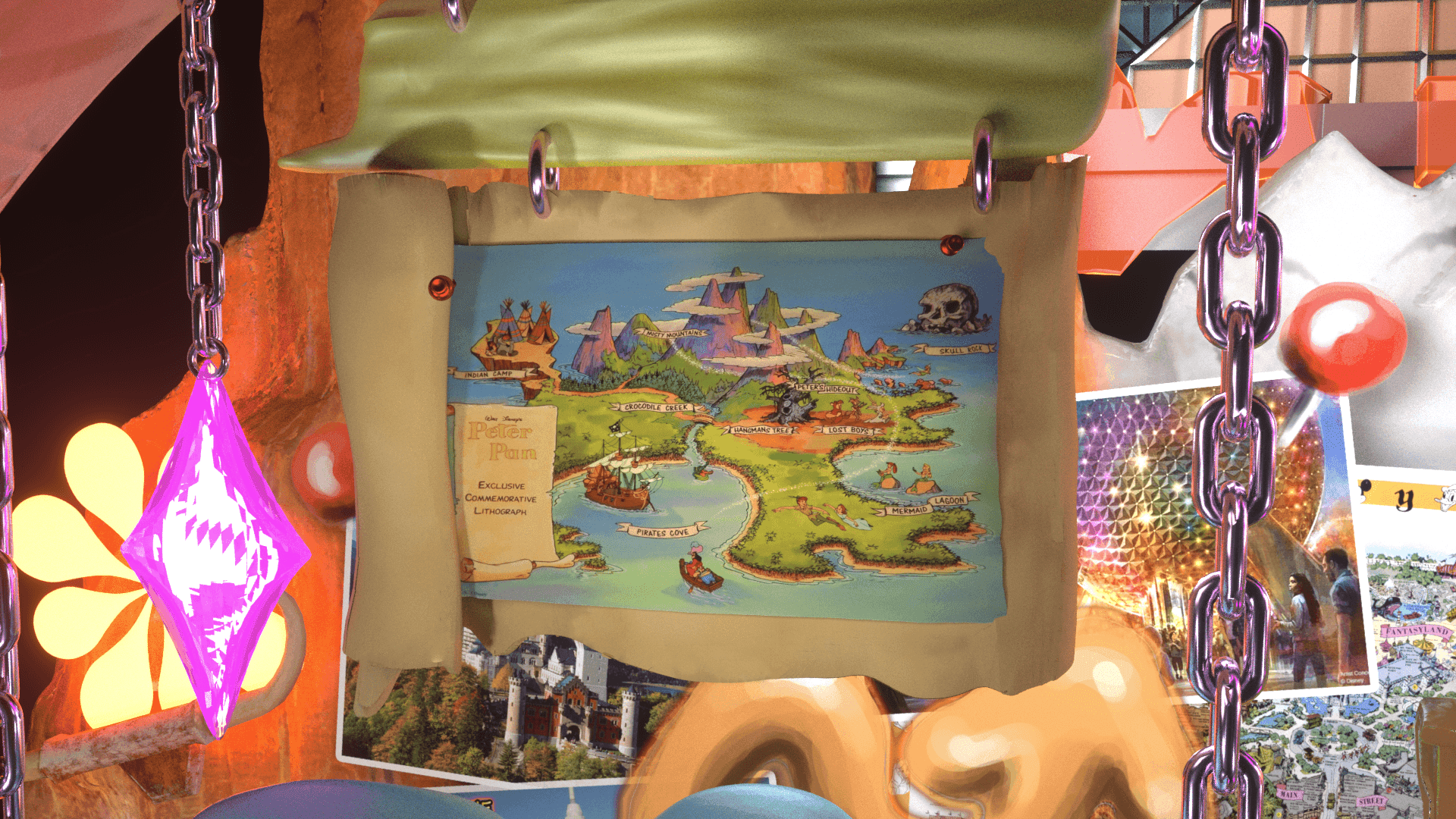 Hypnosis of the Stolen Painting: the Geographer, 2021, Clara Lezla  