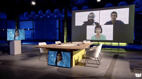 Screenshot of Dutch Design Week talk on Connected Living.