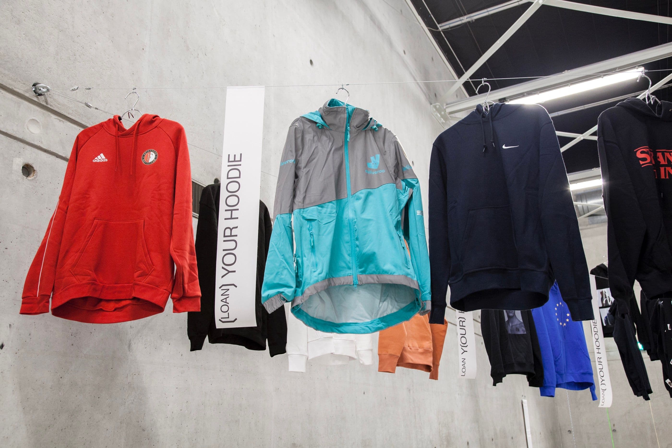 Items on loan from members of the public at The Hoodie. Photo: Het Nieuwe Instituut.